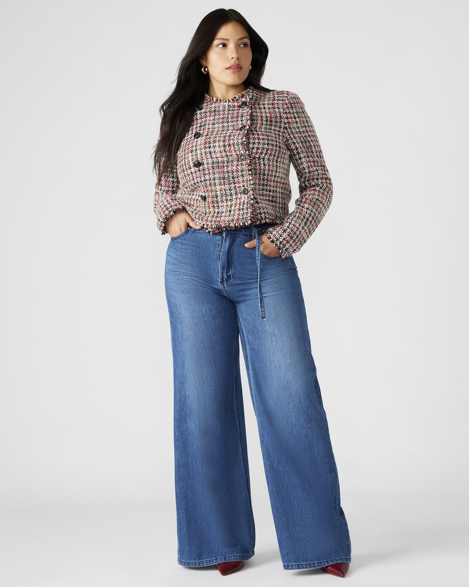 ANTOINETTE JACKET RED MULTI-Cool A Warm