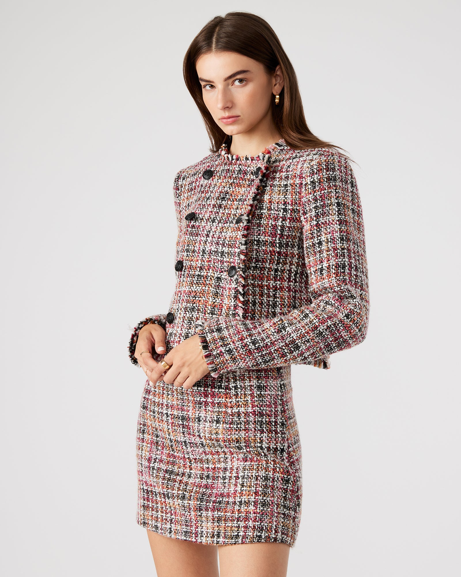 ANTOINETTE JACKET RED MULTI-Cool A Warm