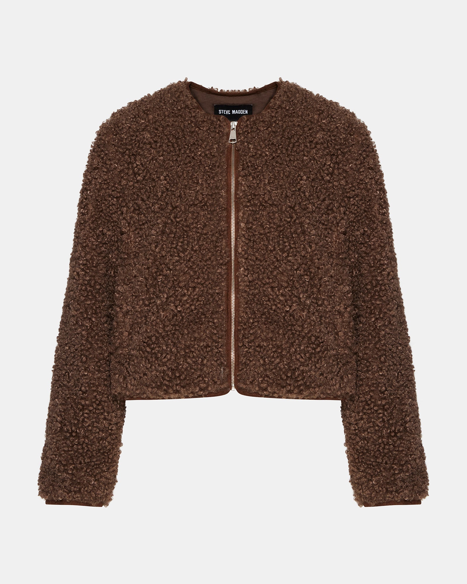TEDDY JACKET BROWN-Cool A Warm