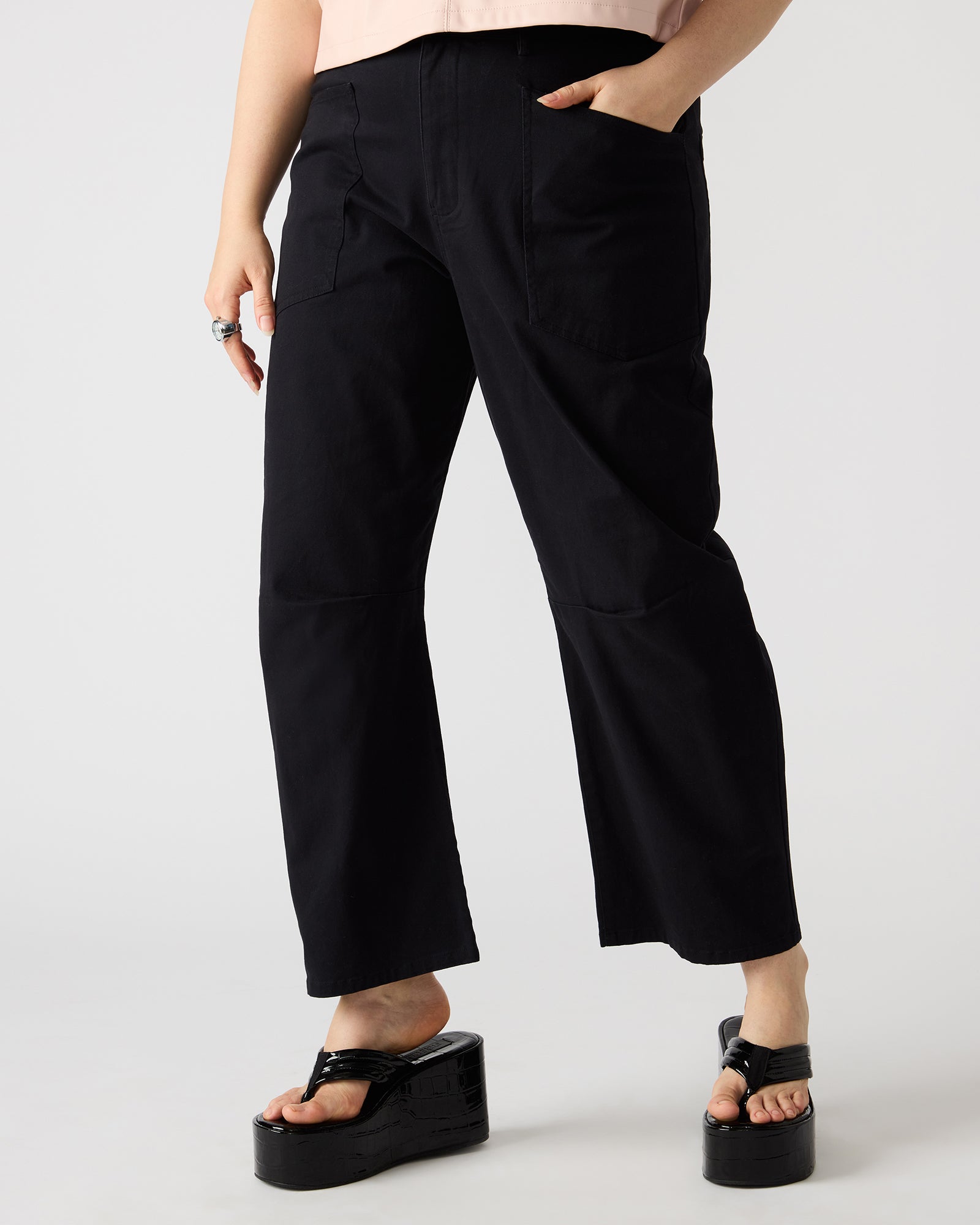HANIEL PANT BLACK-Cool A Warm