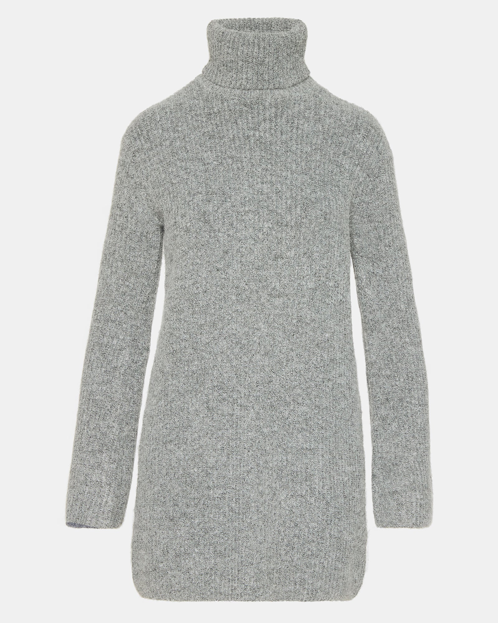 ABBIE SWEATER DRESS GREY-Cool A Warm