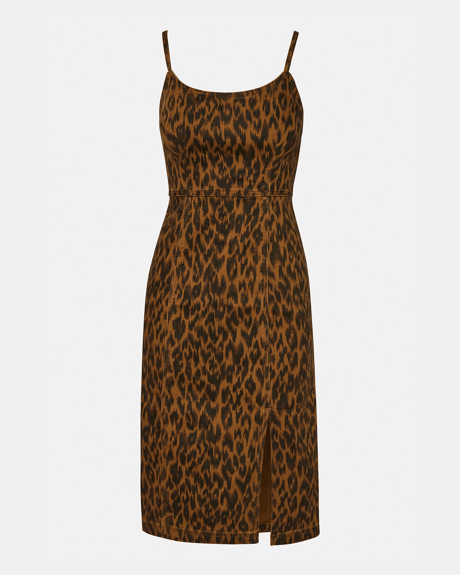 GISELLE DRESS LEOPARD-Cool A Warm