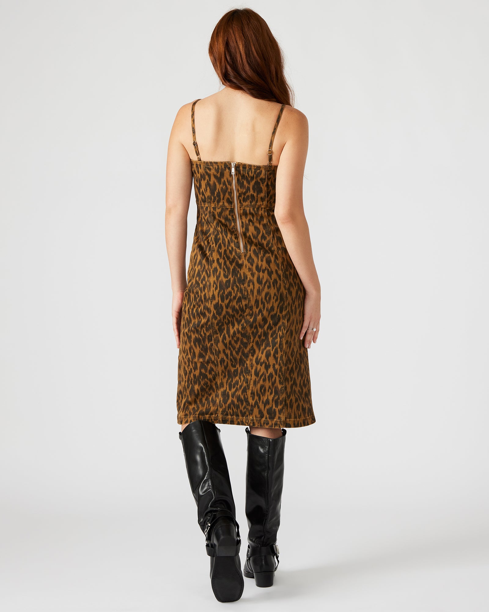 GISELLE DRESS LEOPARD-Cool A Warm