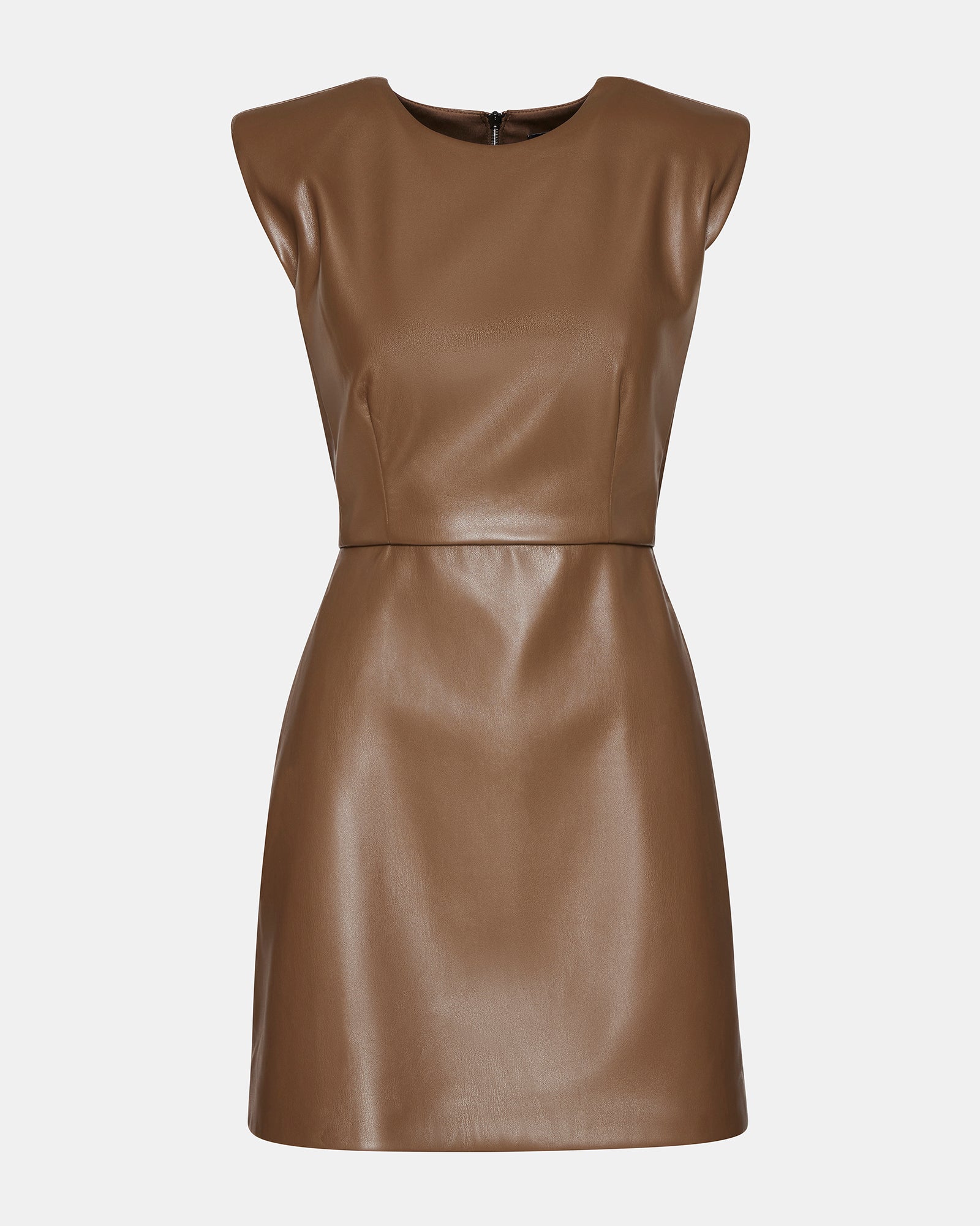 BELEN DRESS BROWN-Cool A Warm