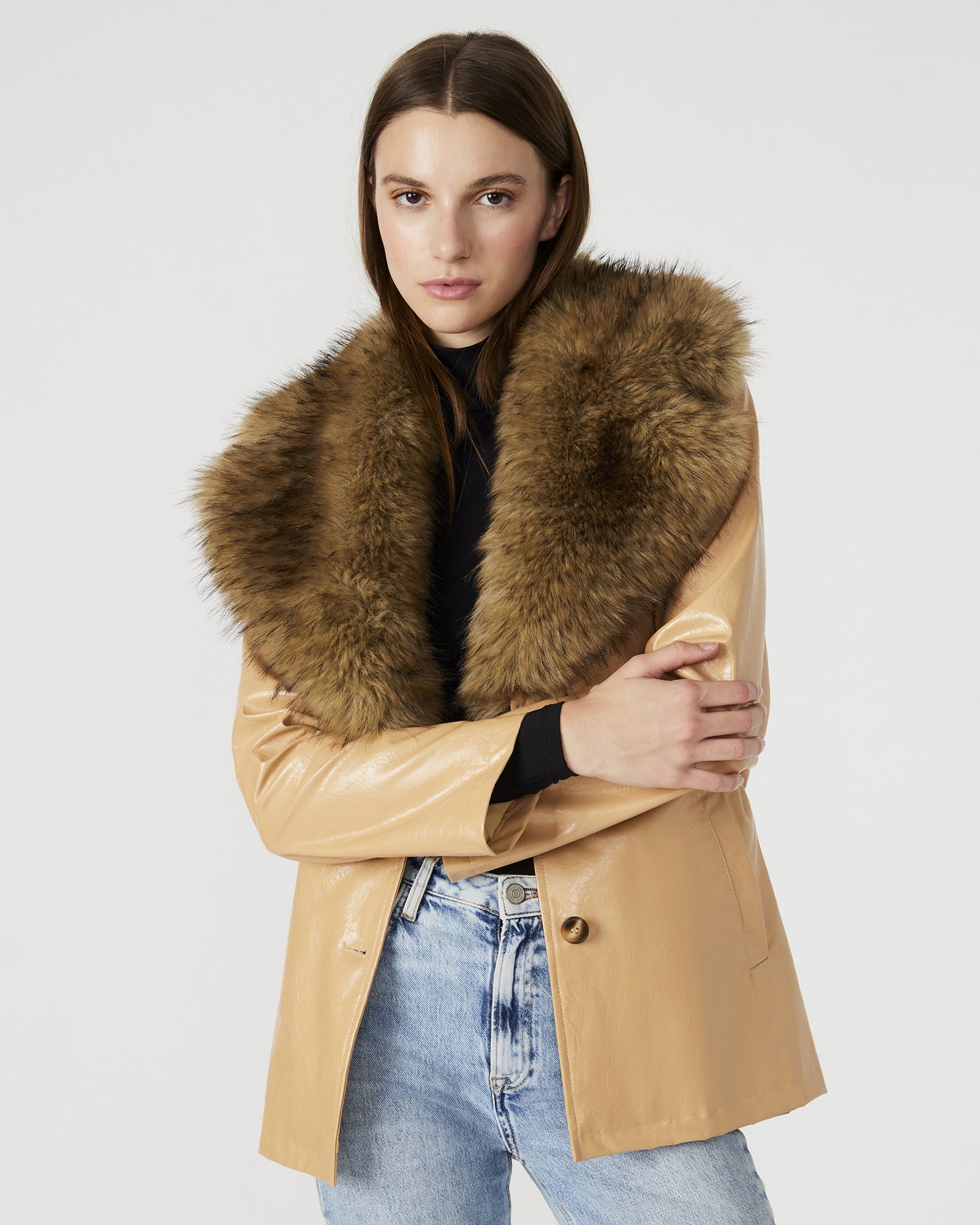BOWERY COAT TAN-Cool A Warm