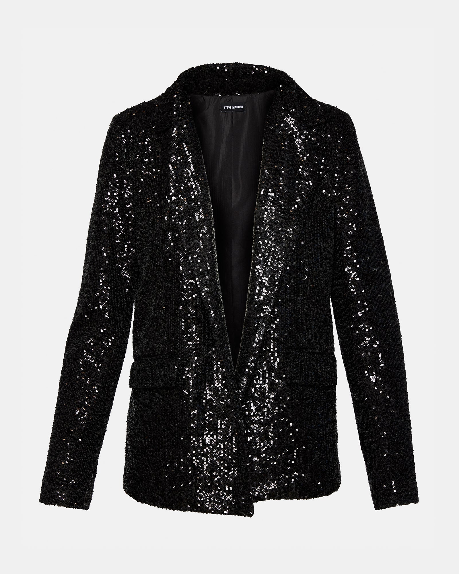 PAYTON SEQUIN BLAZER BLACK-Cool A Warm