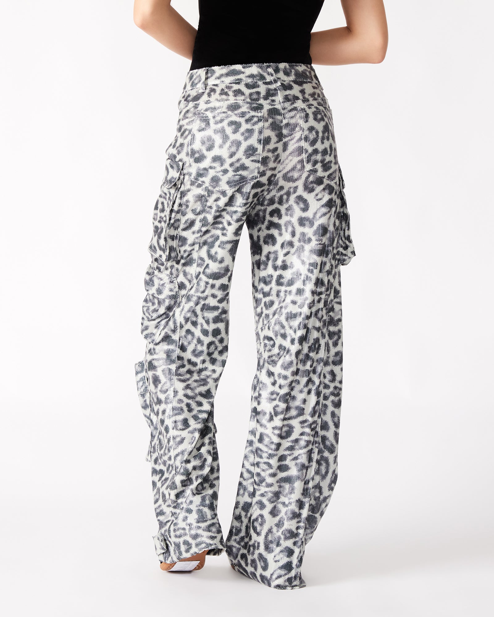 DUO SEQUIN PANT LEOPARD-Cool A Warm