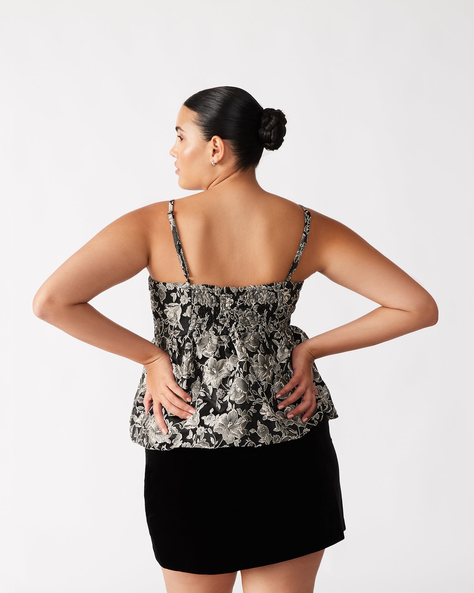 BODI TOP BLACK MULTI-Cool A Warm