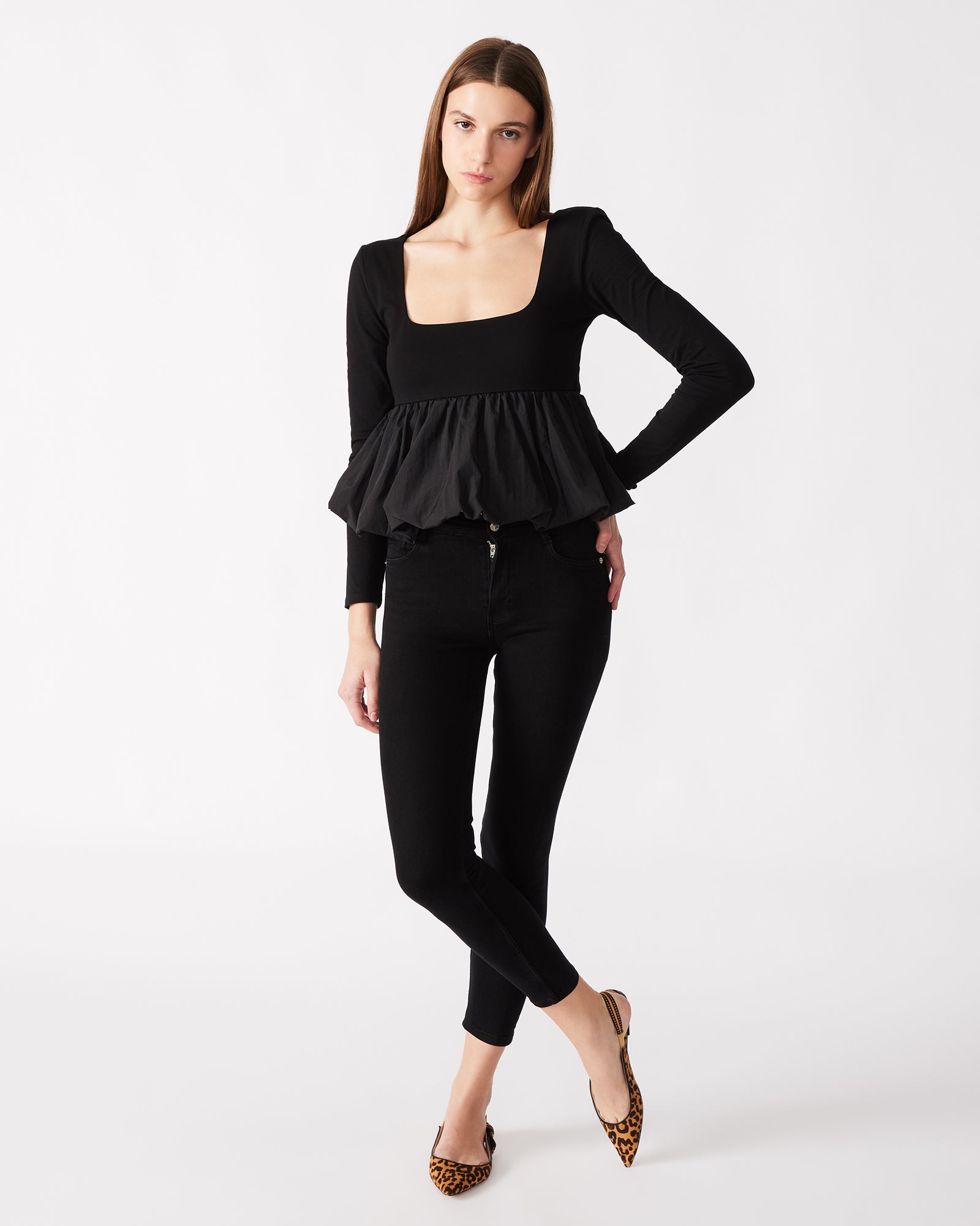 AVIELLE TOP BLACK-Cool A Warm