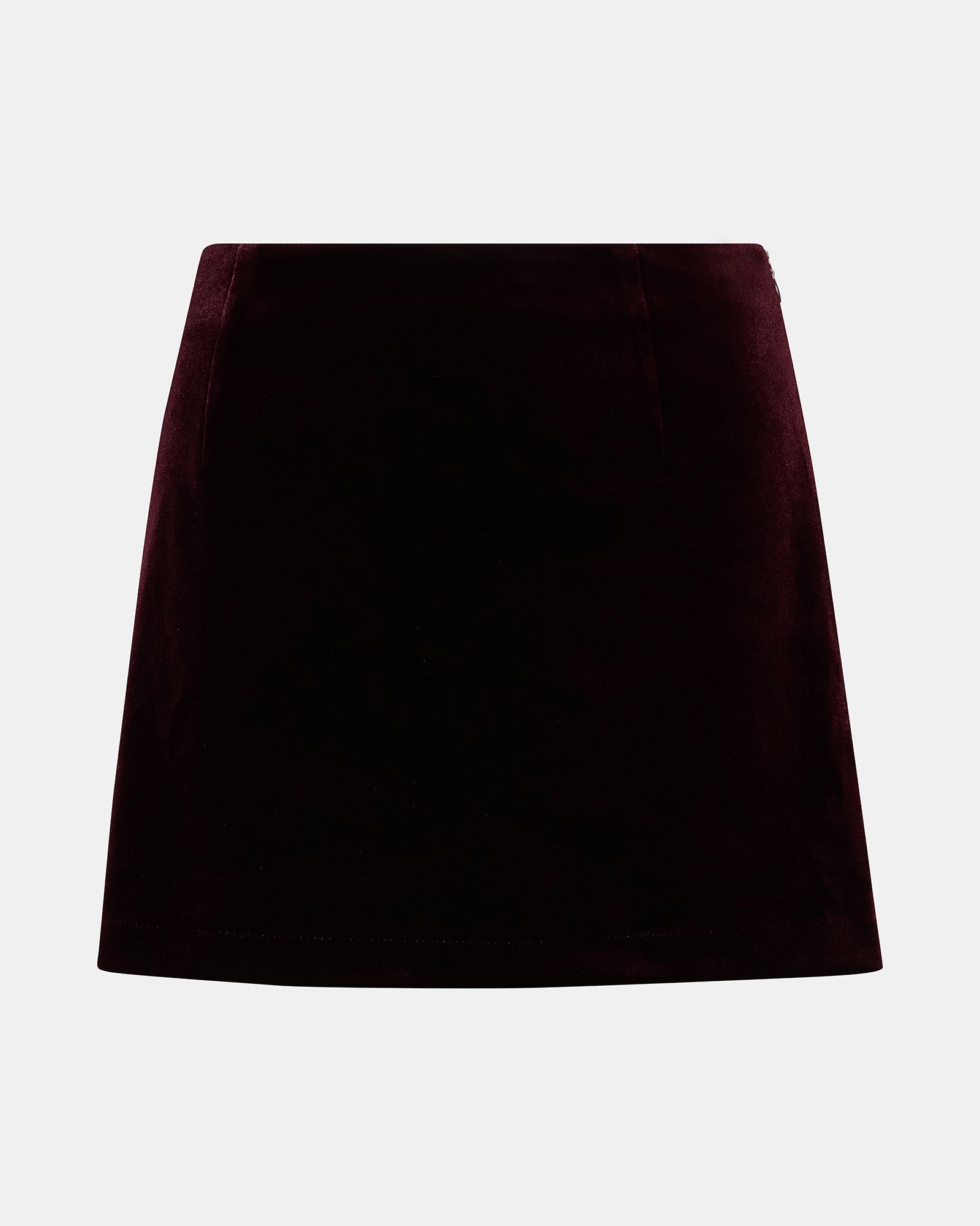 CINDI VELVET SKORT WINE-Cool A Warm