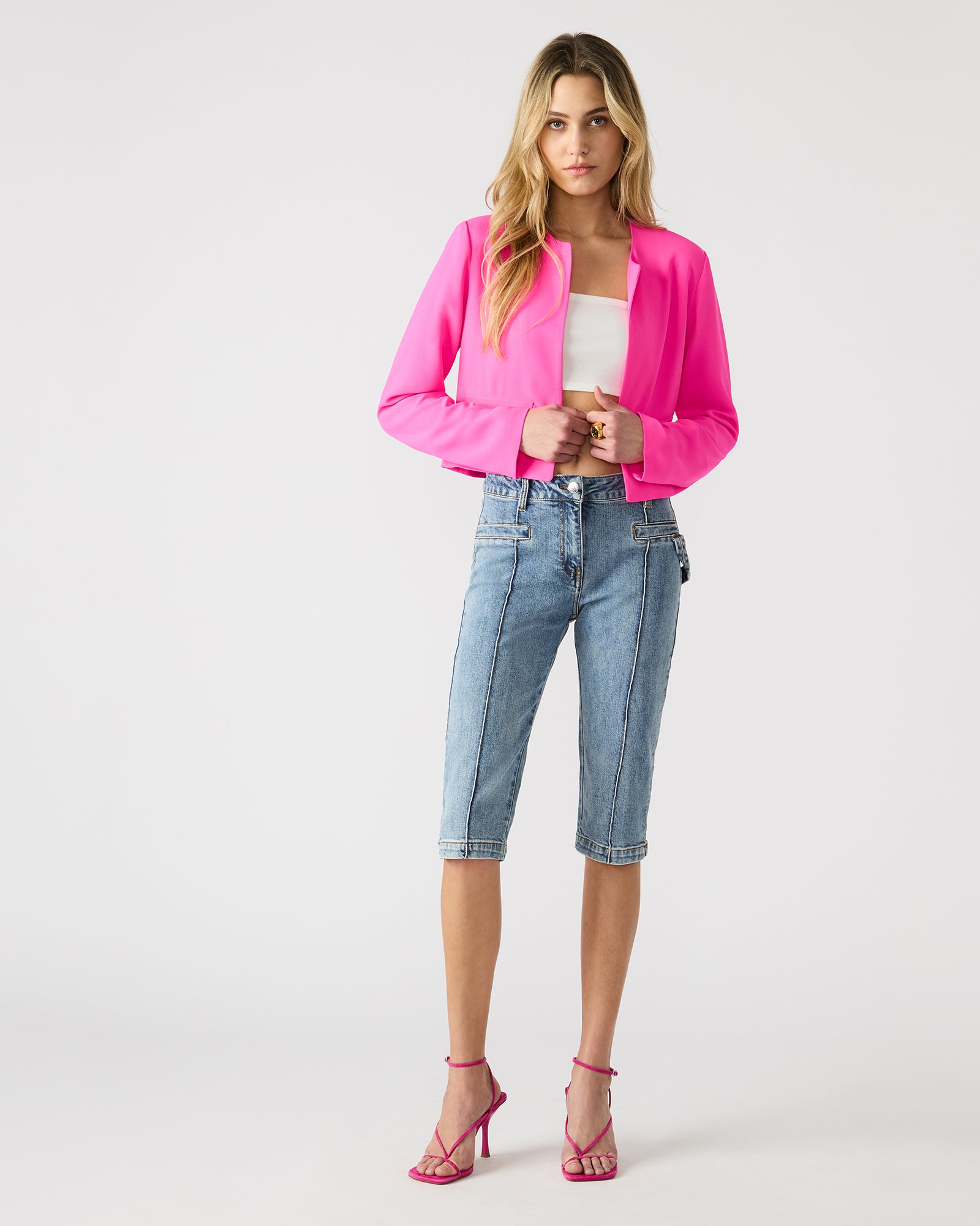 SERENEA BLAZER HOT PINK-Cool A Warm