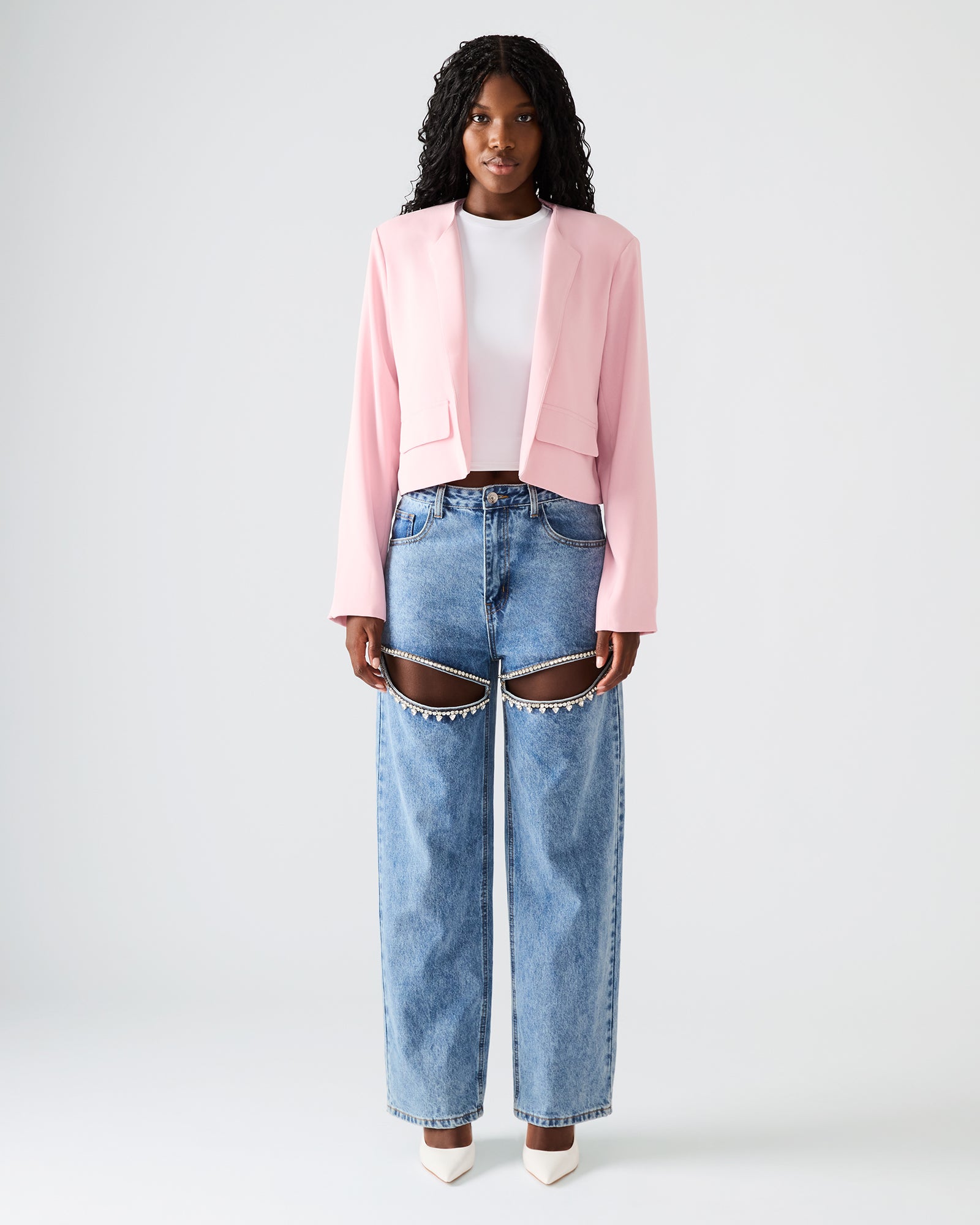 SERENEA BLAZER POWDER PUFF-Cool A Warm