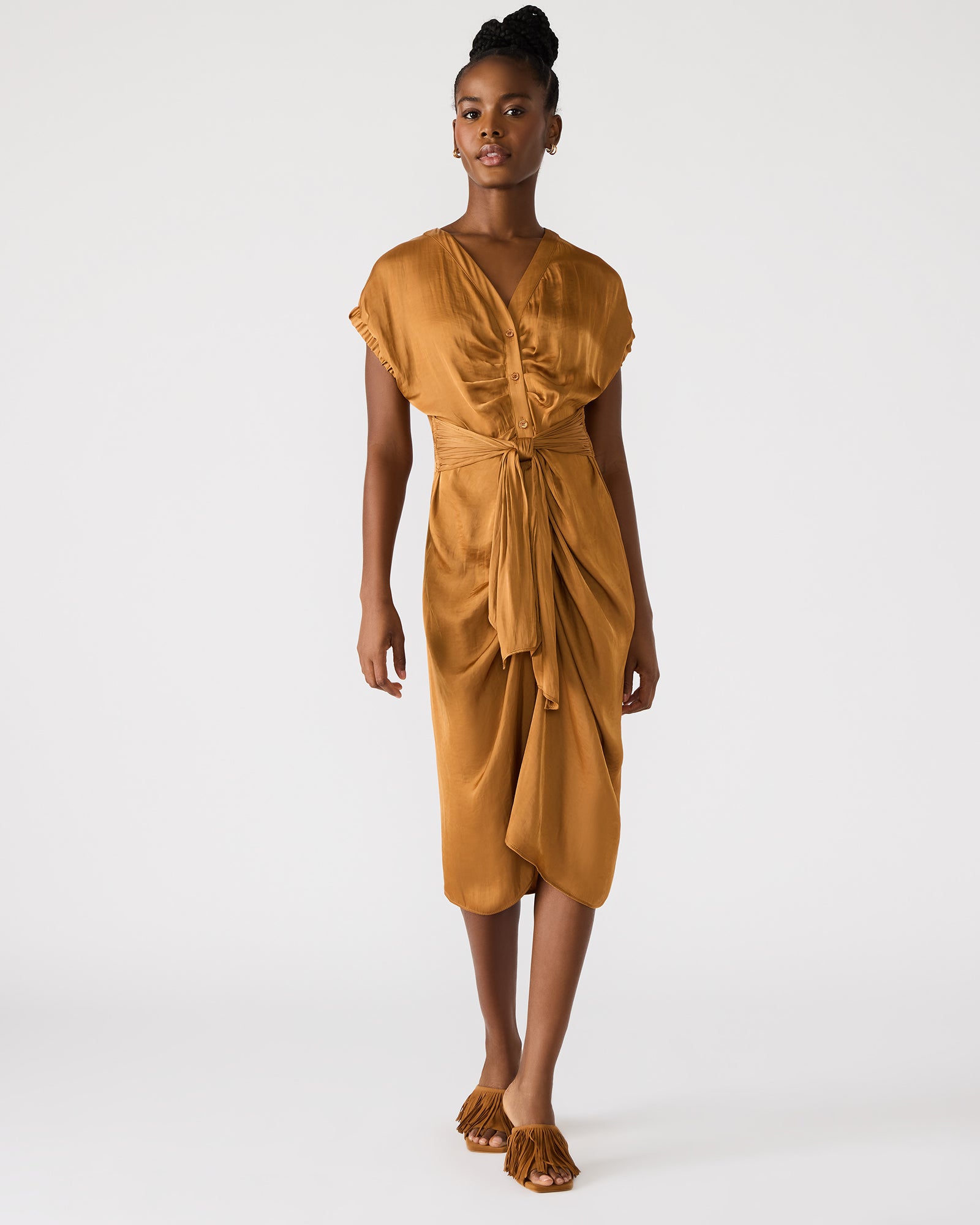 BRUNO DRESS CARAMEL-Cool A Warm