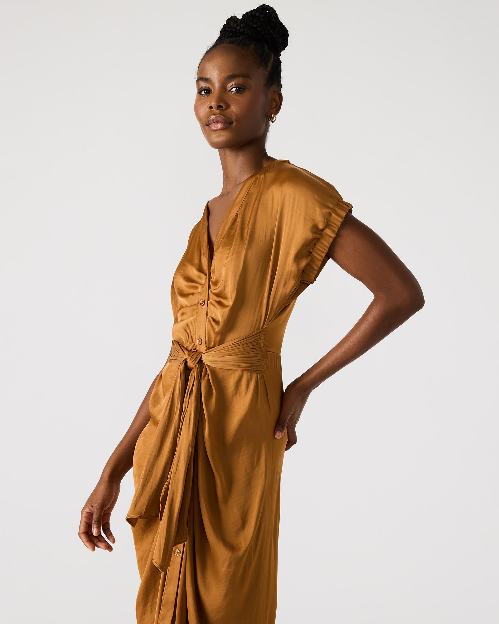 BRUNO DRESS CARAMEL-Cool A Warm
