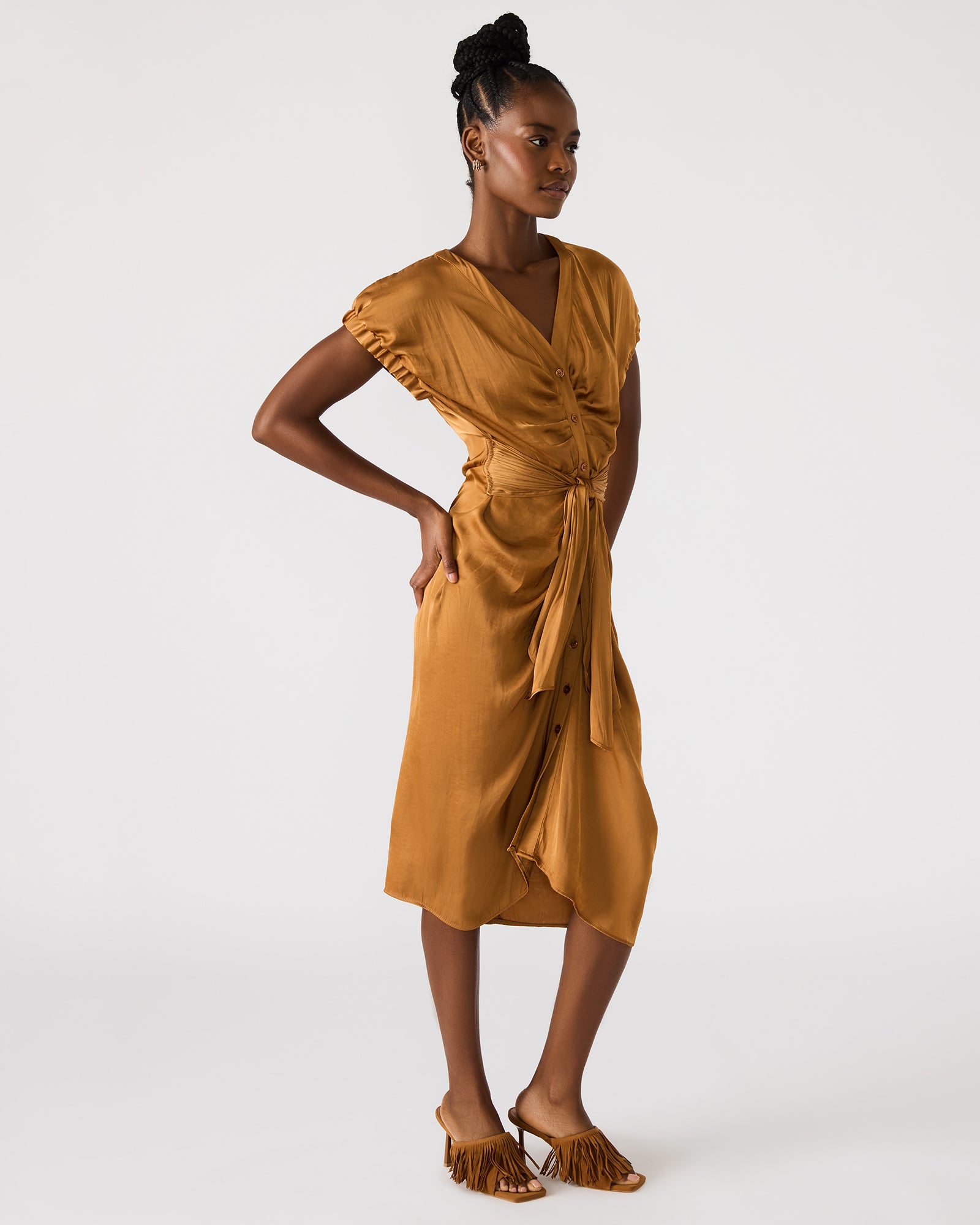 BRUNO DRESS CARAMEL-Cool A Warm