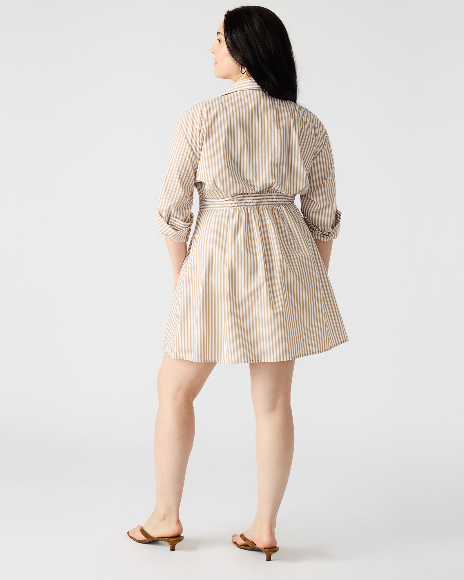 ARIA DRESS TAUPE-Cool A Warm