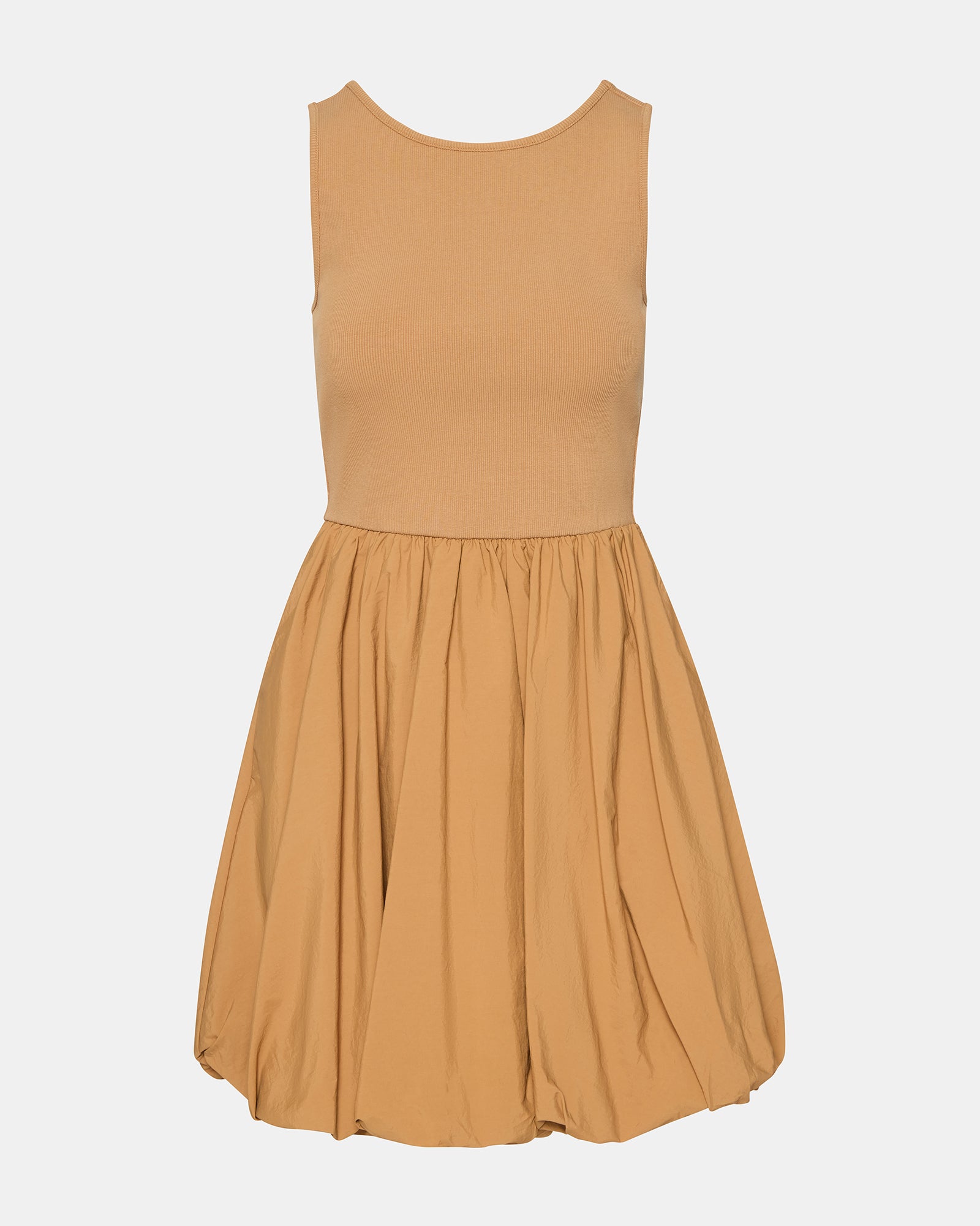 PALERMO DRESS CARAMEL-Cool A Warm