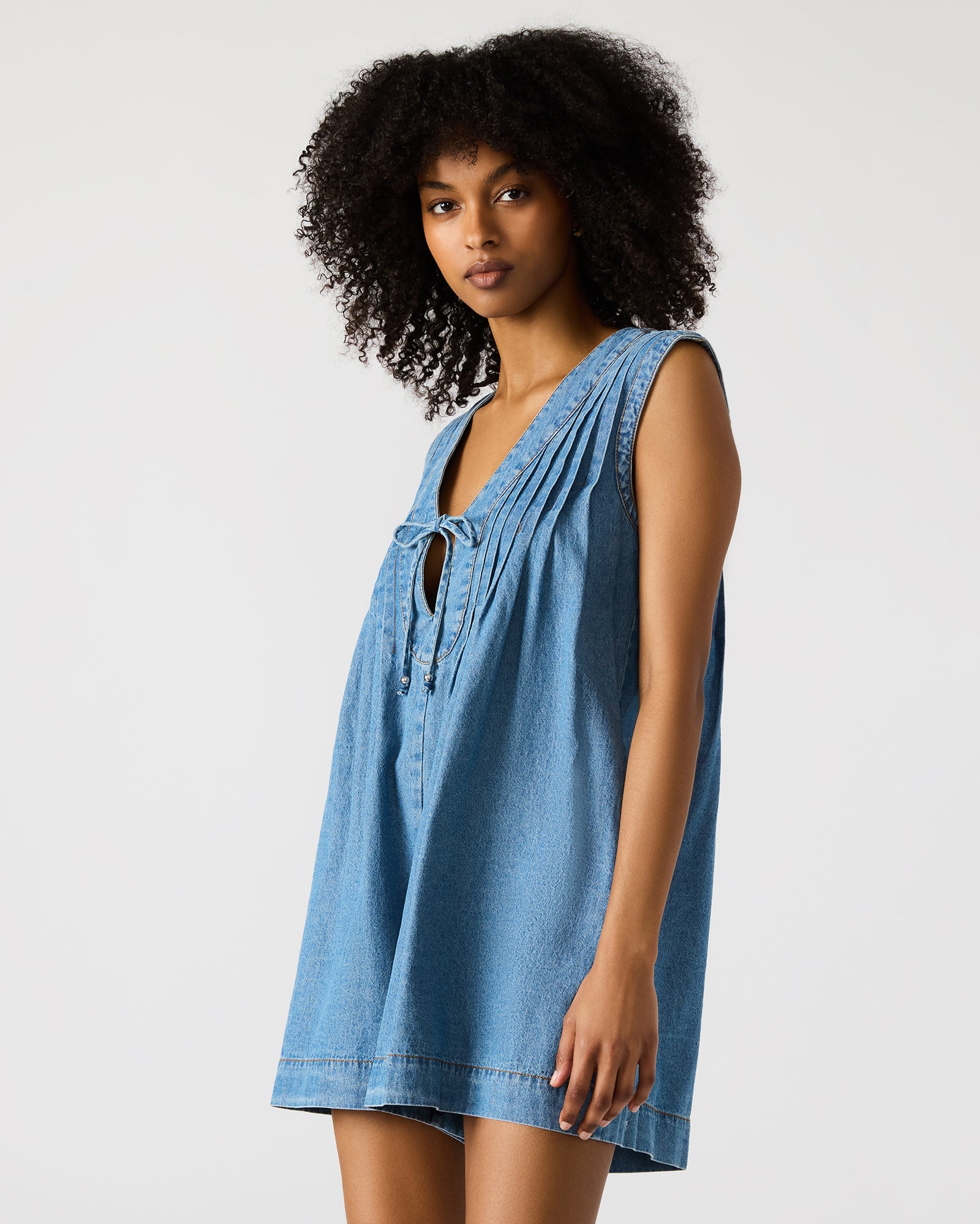 MICK DENIM ROMPER-Cool A Warm
