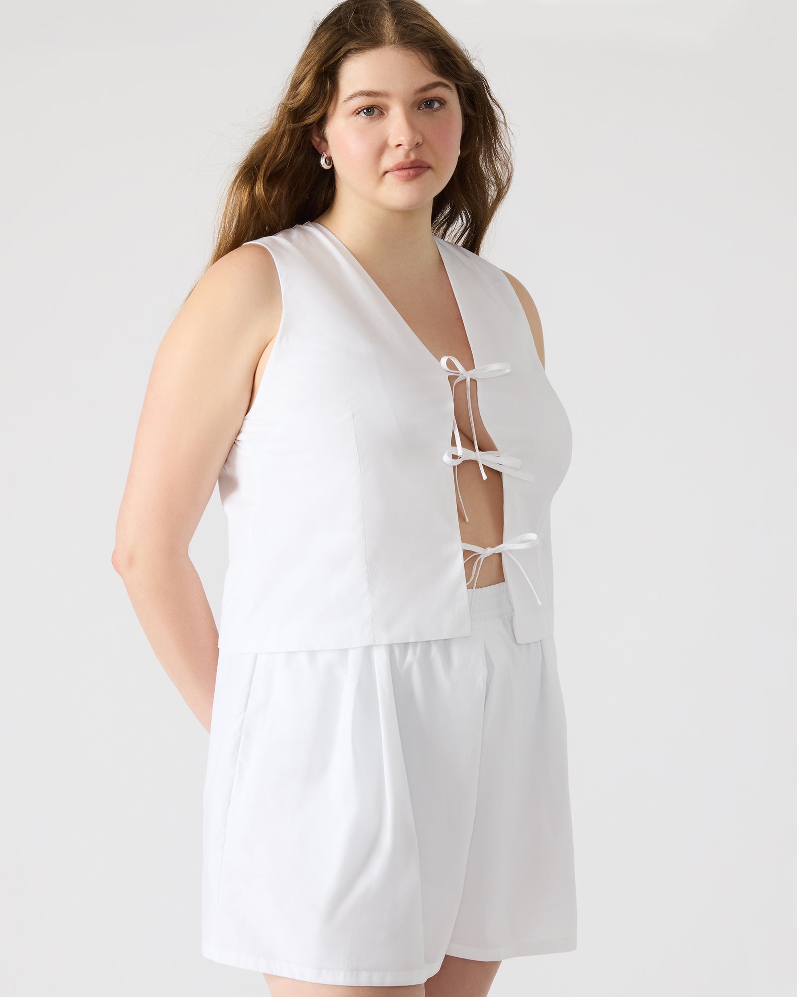 ALIZA TOP WHITE-Cool A Warm