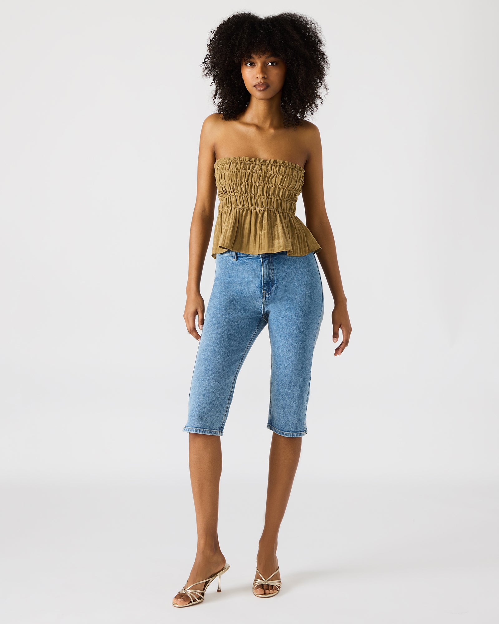 CAMBRIA TOP OLIVE-Cool A Warm