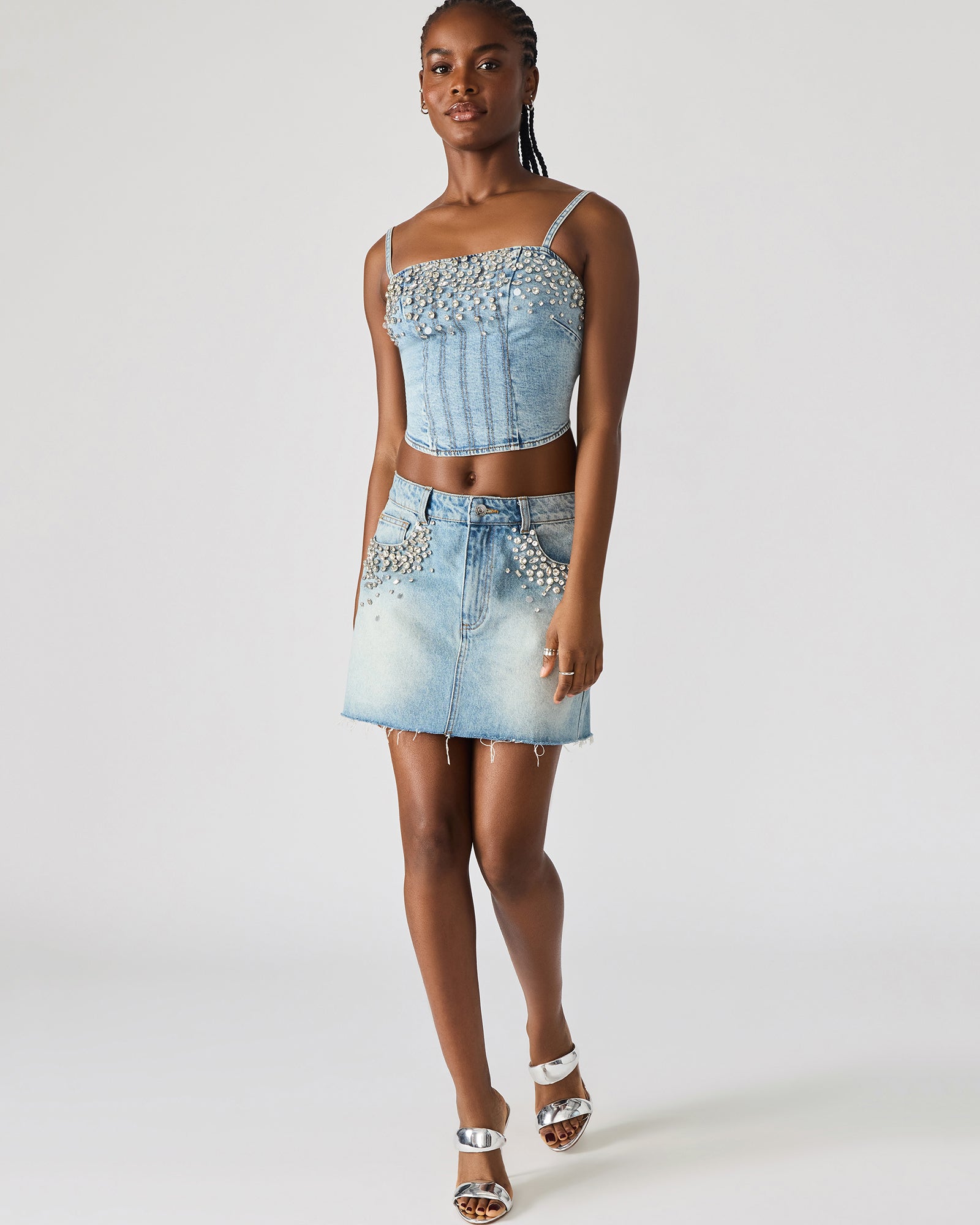 ERAS DENIM TOP-Cool A Warm