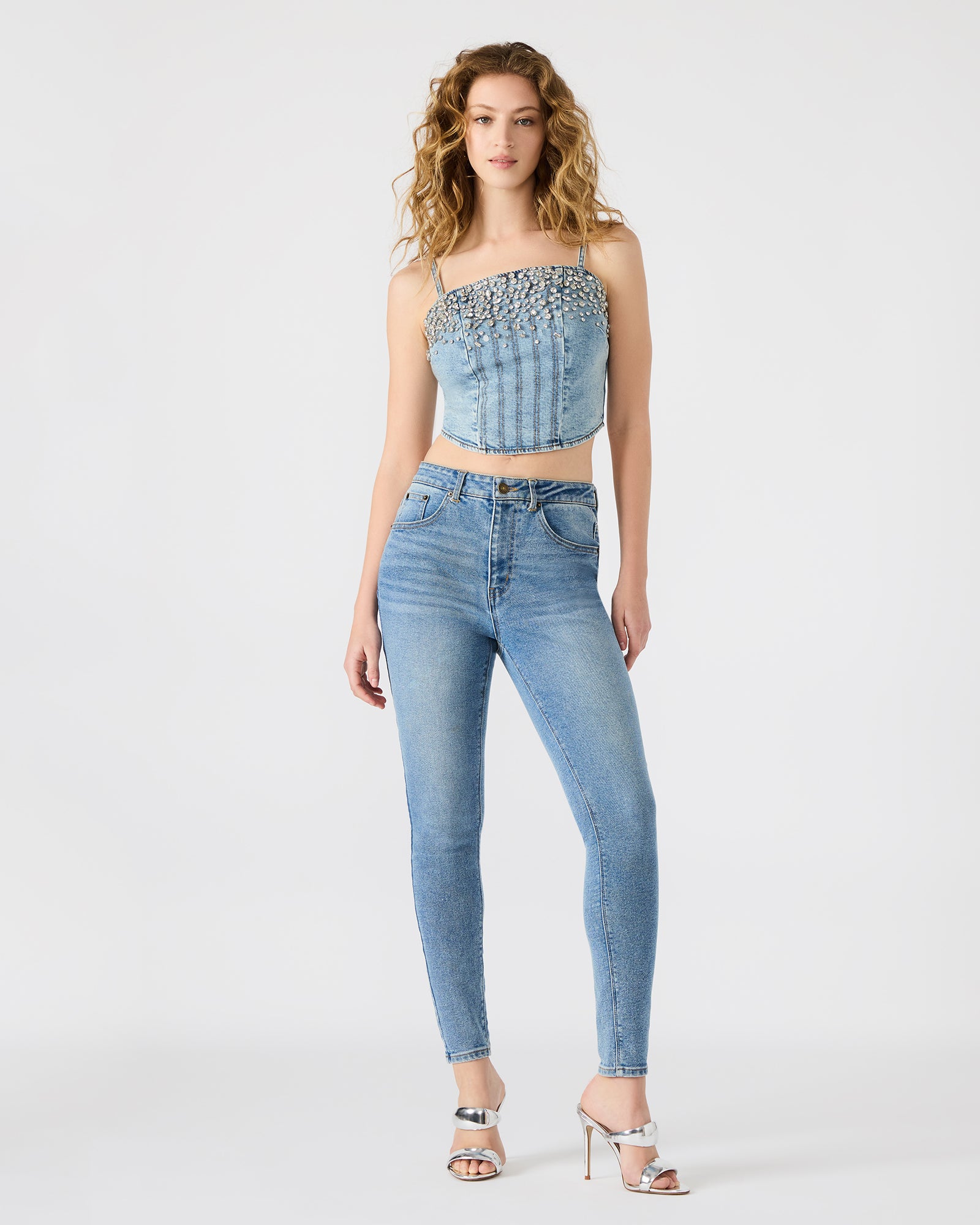 ERAS DENIM TOP-Cool A Warm