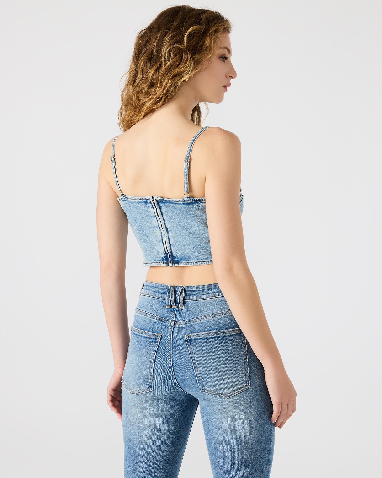 ERAS DENIM TOP-Cool A Warm