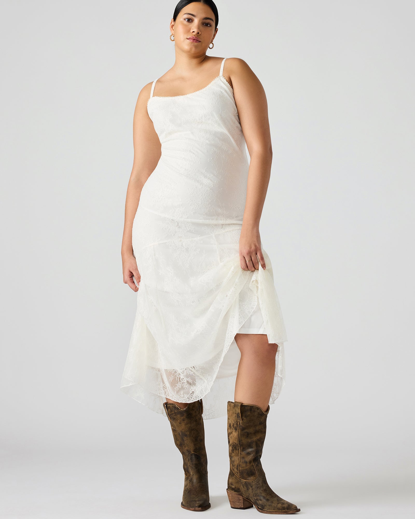 VEERA DRESS WHITE-Cool A Warm