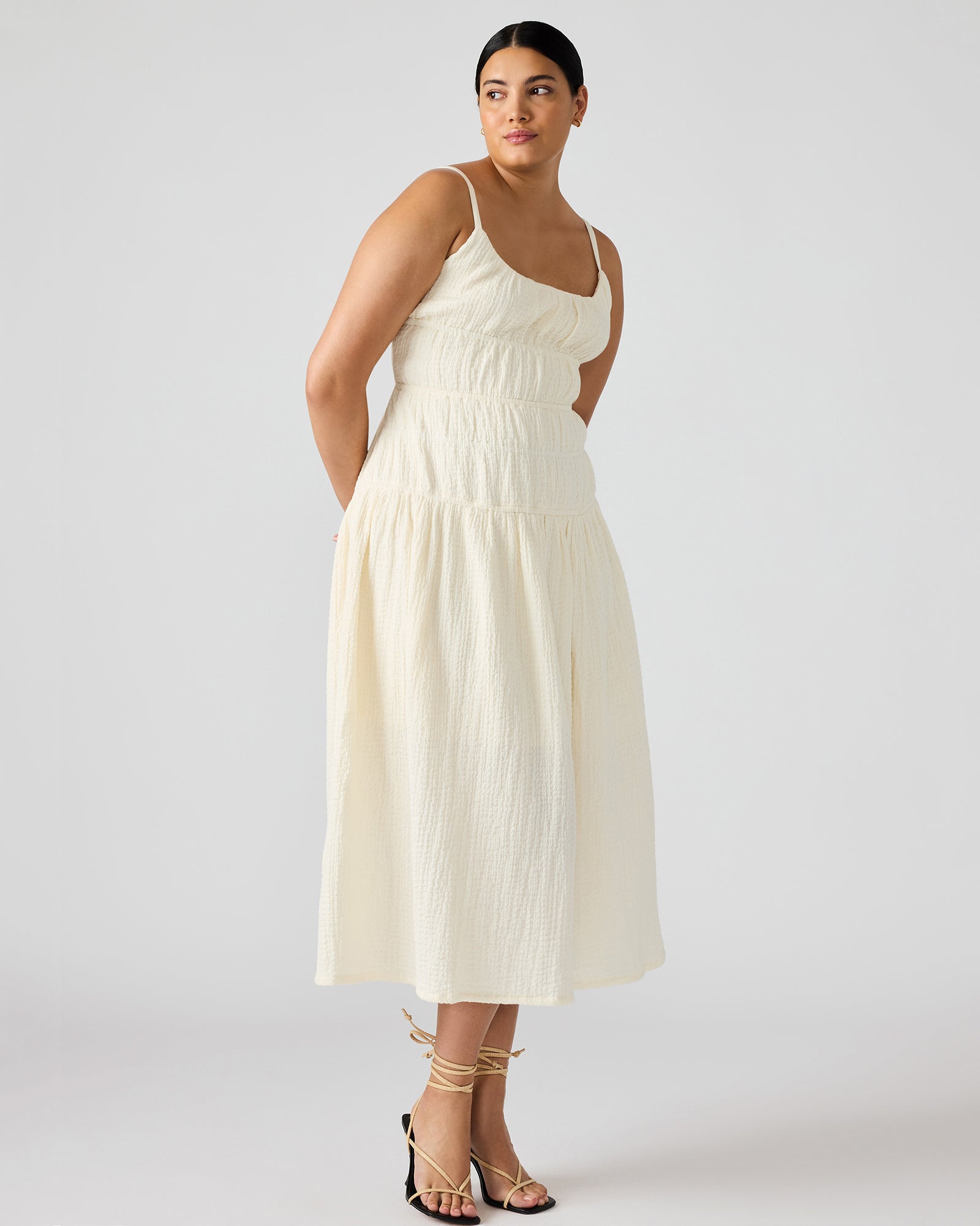 TOBY DRESS IVORY-Cool A Warm