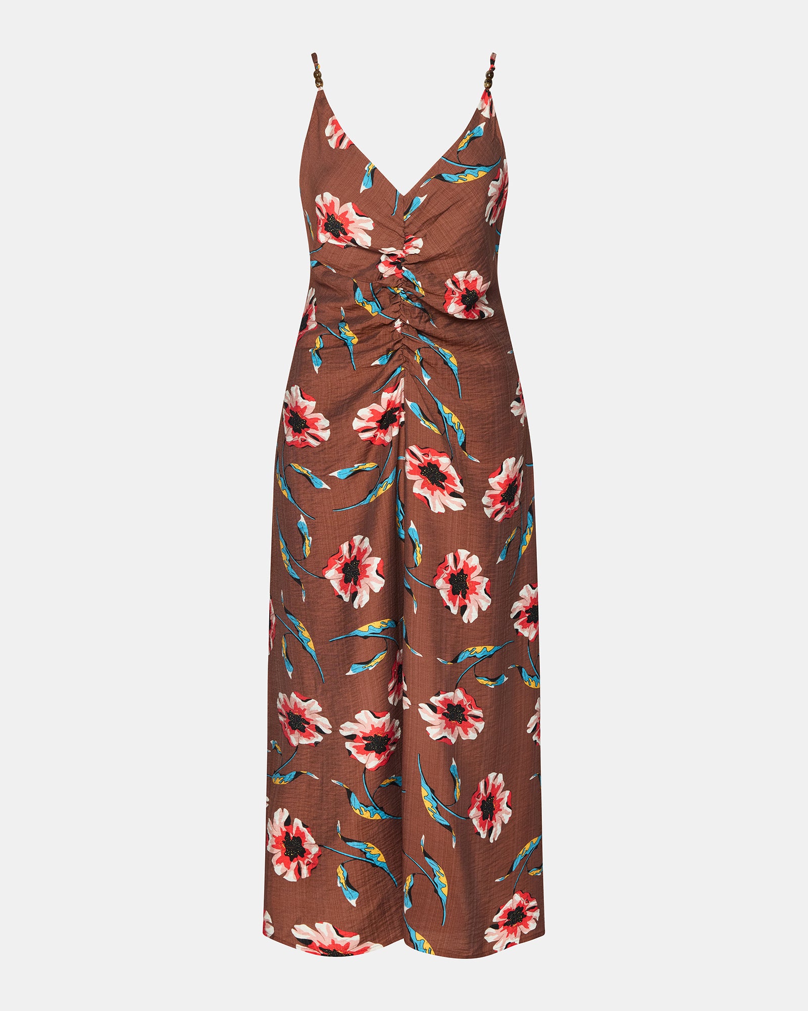 MONROE DRESS BROWN-Cool A Warm