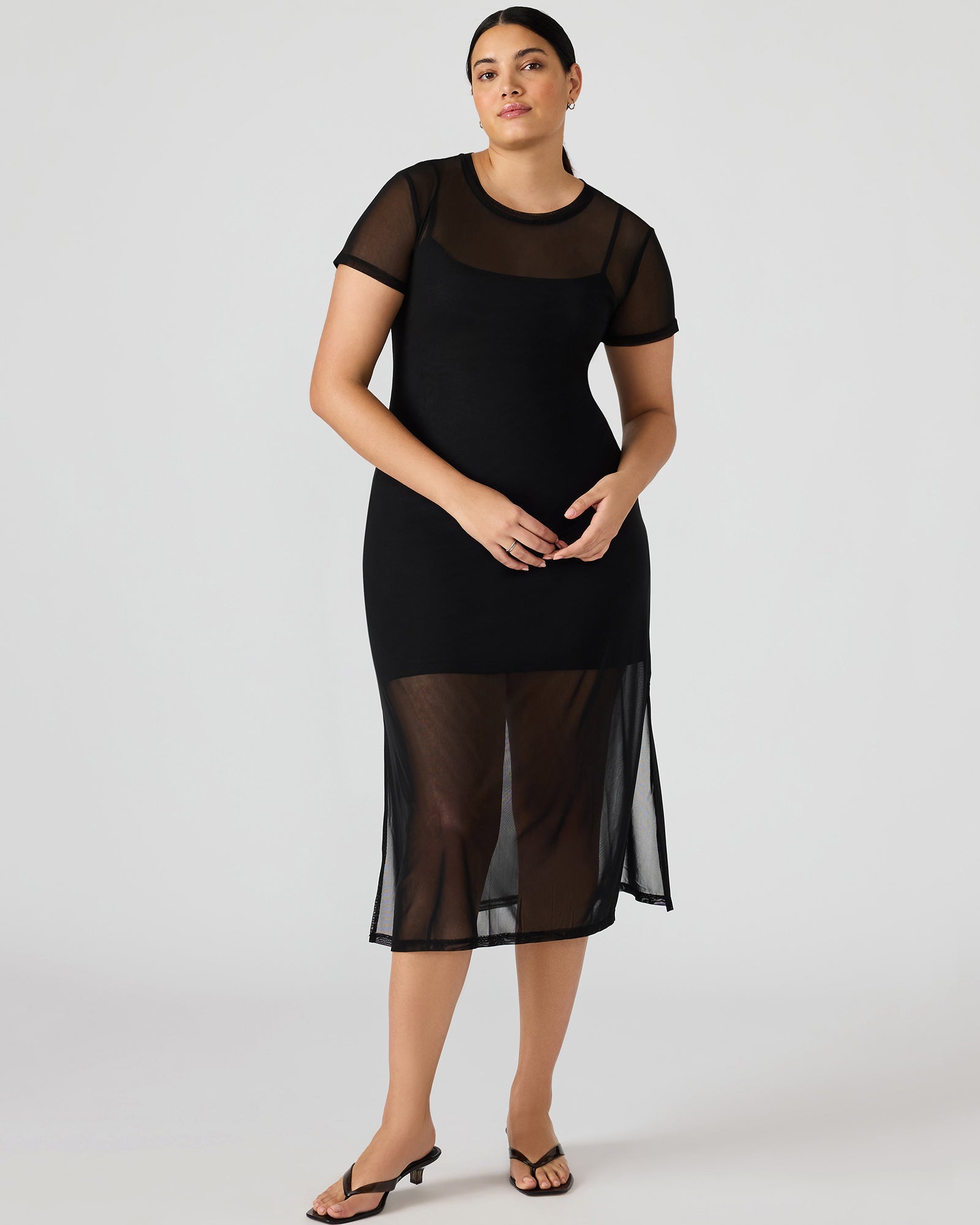 NOLA DRESS BLACK-Cool A Warm
