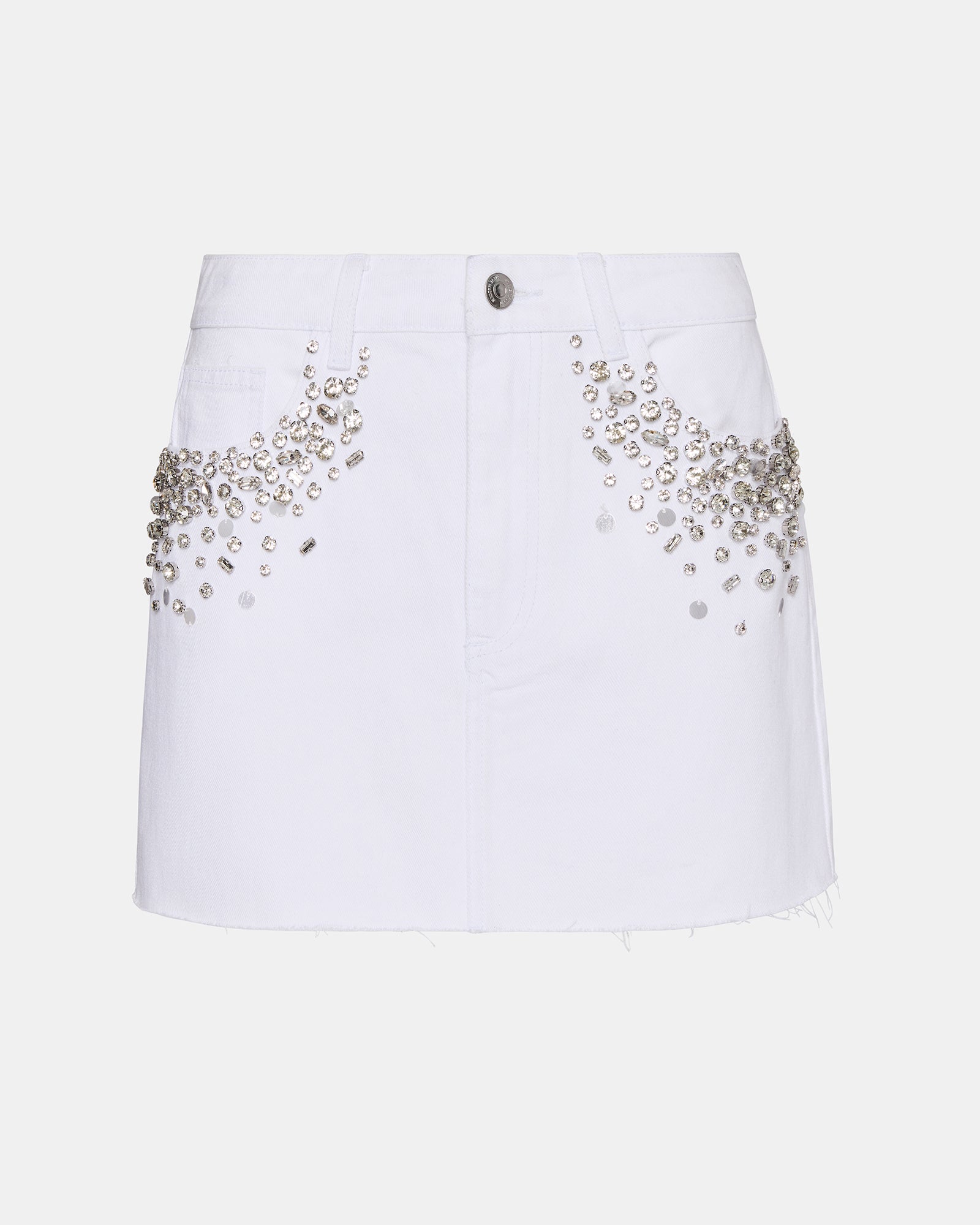 ERAS DENIM SKIRT WHITE-Cool A Warm