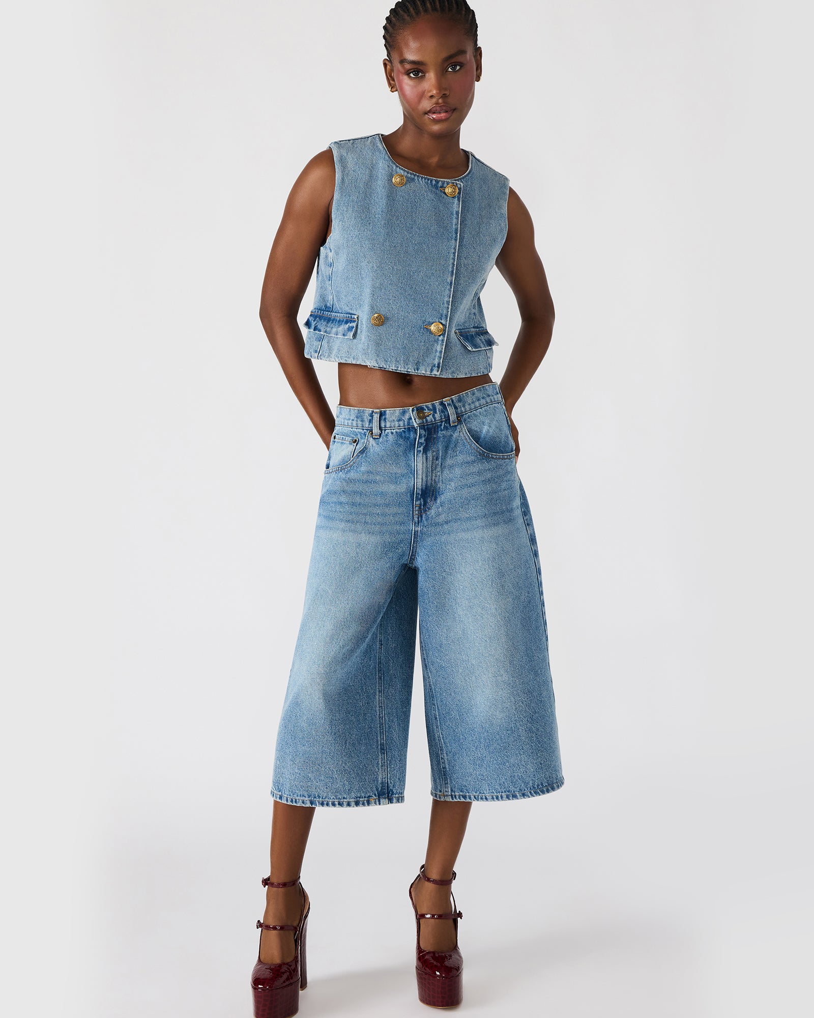 BREA VEST FOREVER BLUE-Cool A Warm