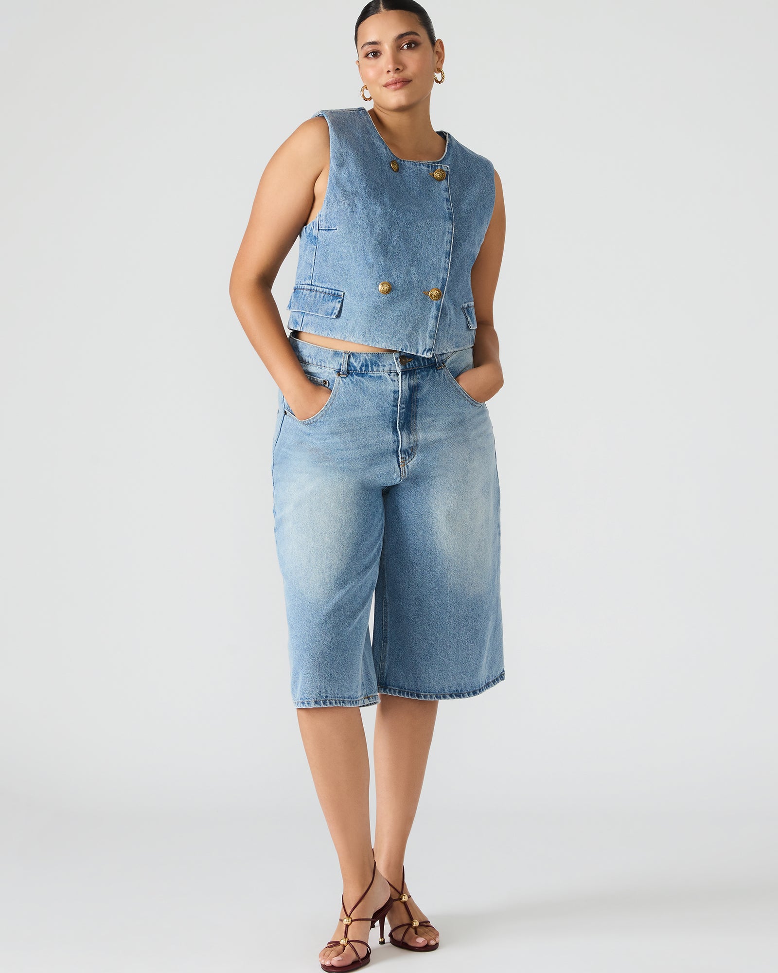 BREA VEST FOREVER BLUE-Cool A Warm