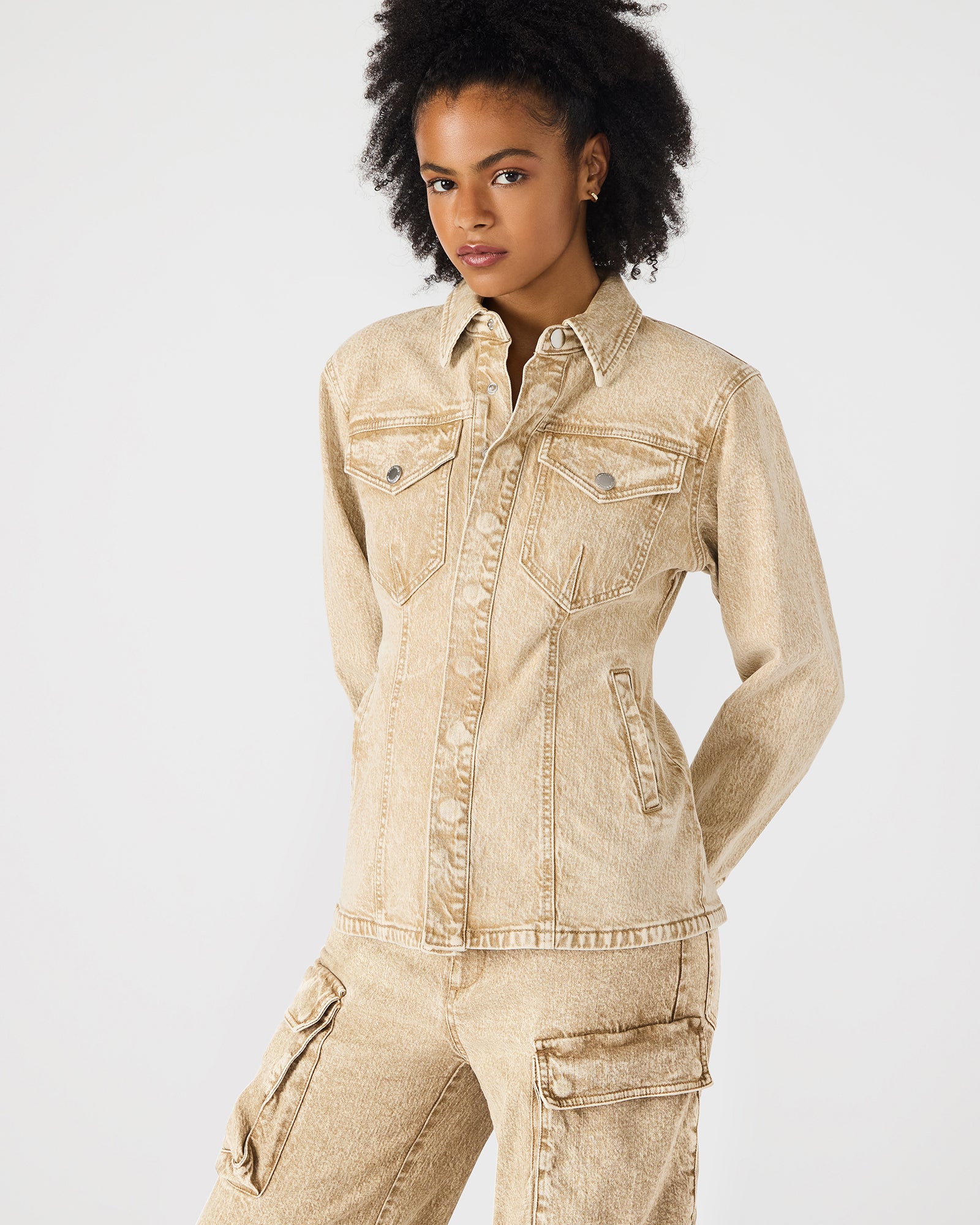 PARC JACKET CAFE AU LAIT-Cool A Warm