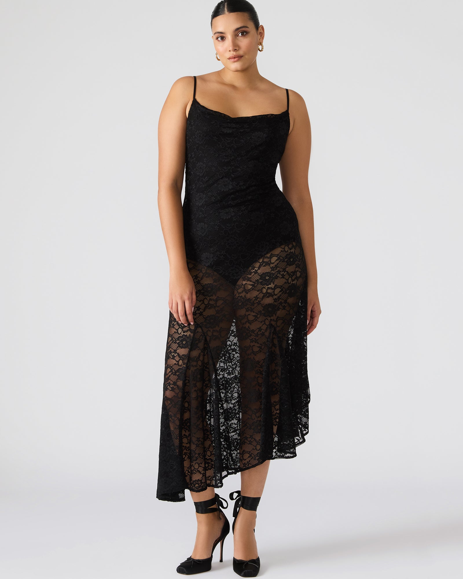 LOUISA DRESS BLACK-Cool A Warm