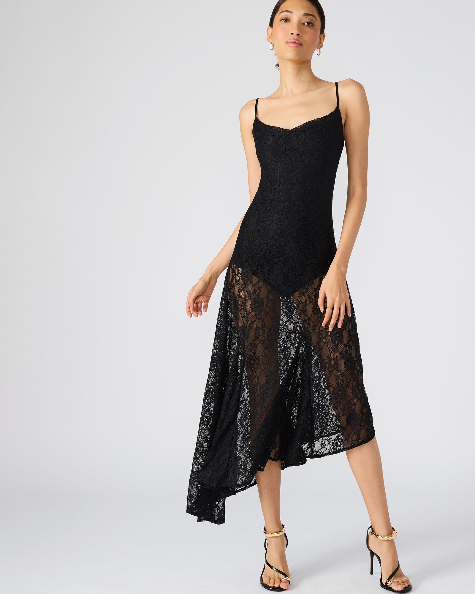 LOUISA DRESS BLACK-Cool A Warm