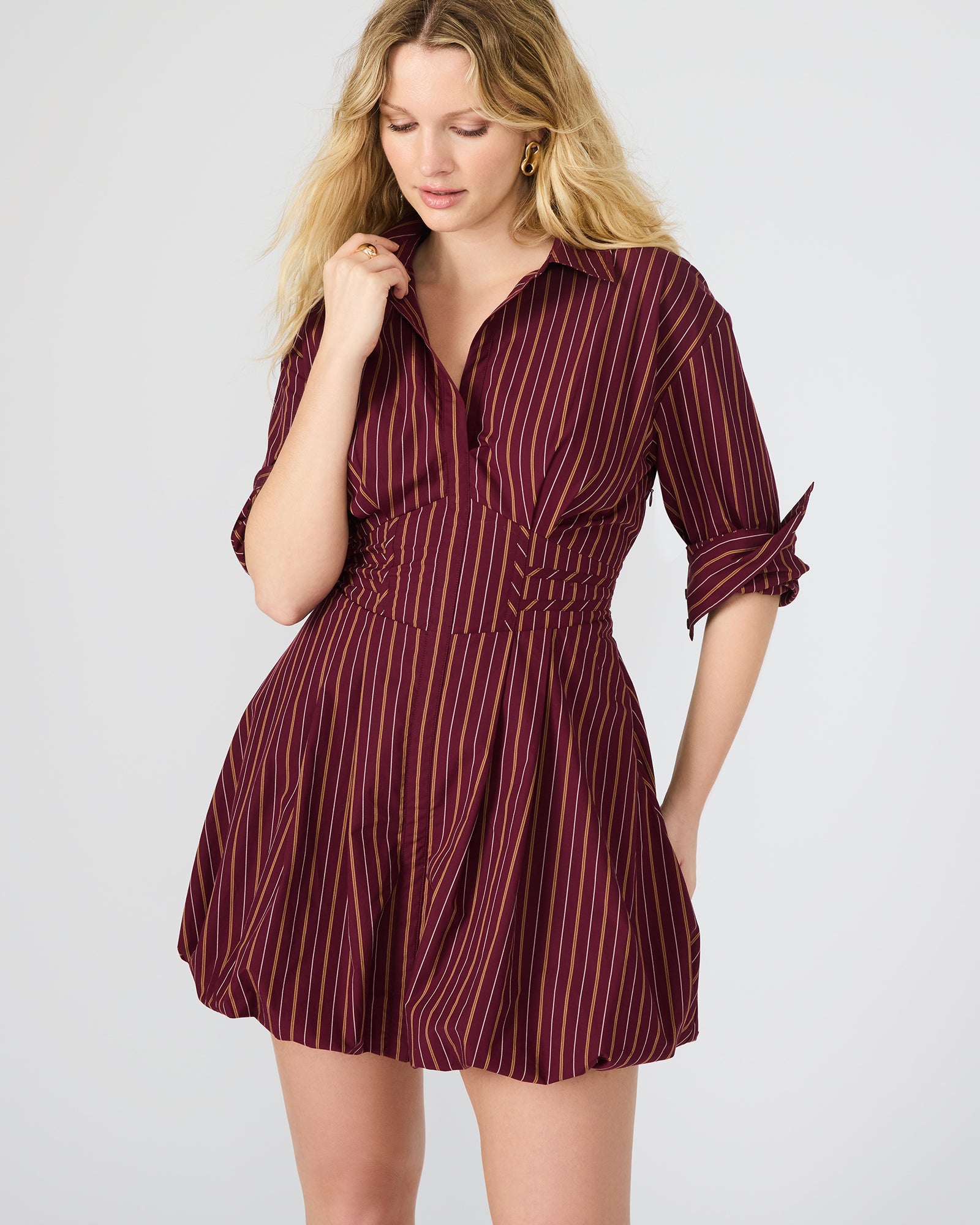 ARIELLE DRESS WINE-Cool A Warm