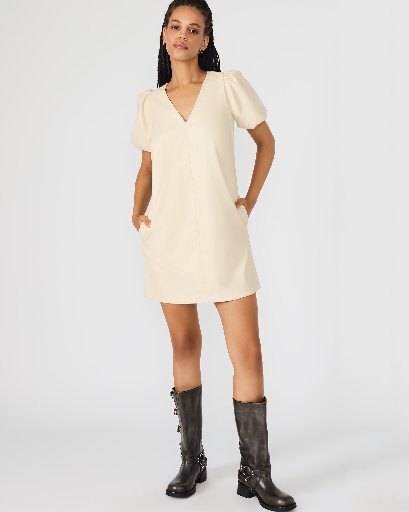 TILLY DRESS BONE-Cool A Warm