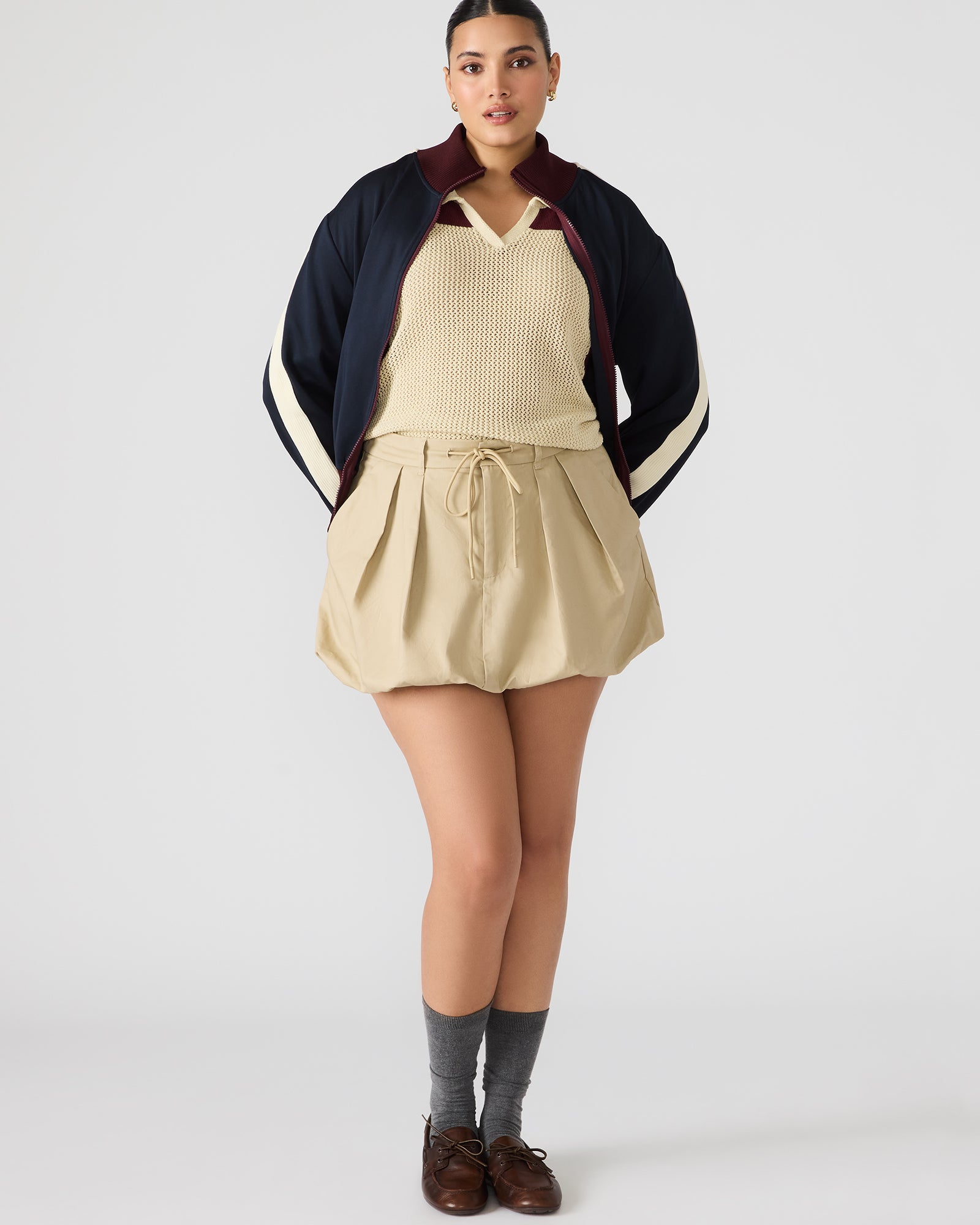 LIVIE SKIRT KHAKI-Cool A Warm