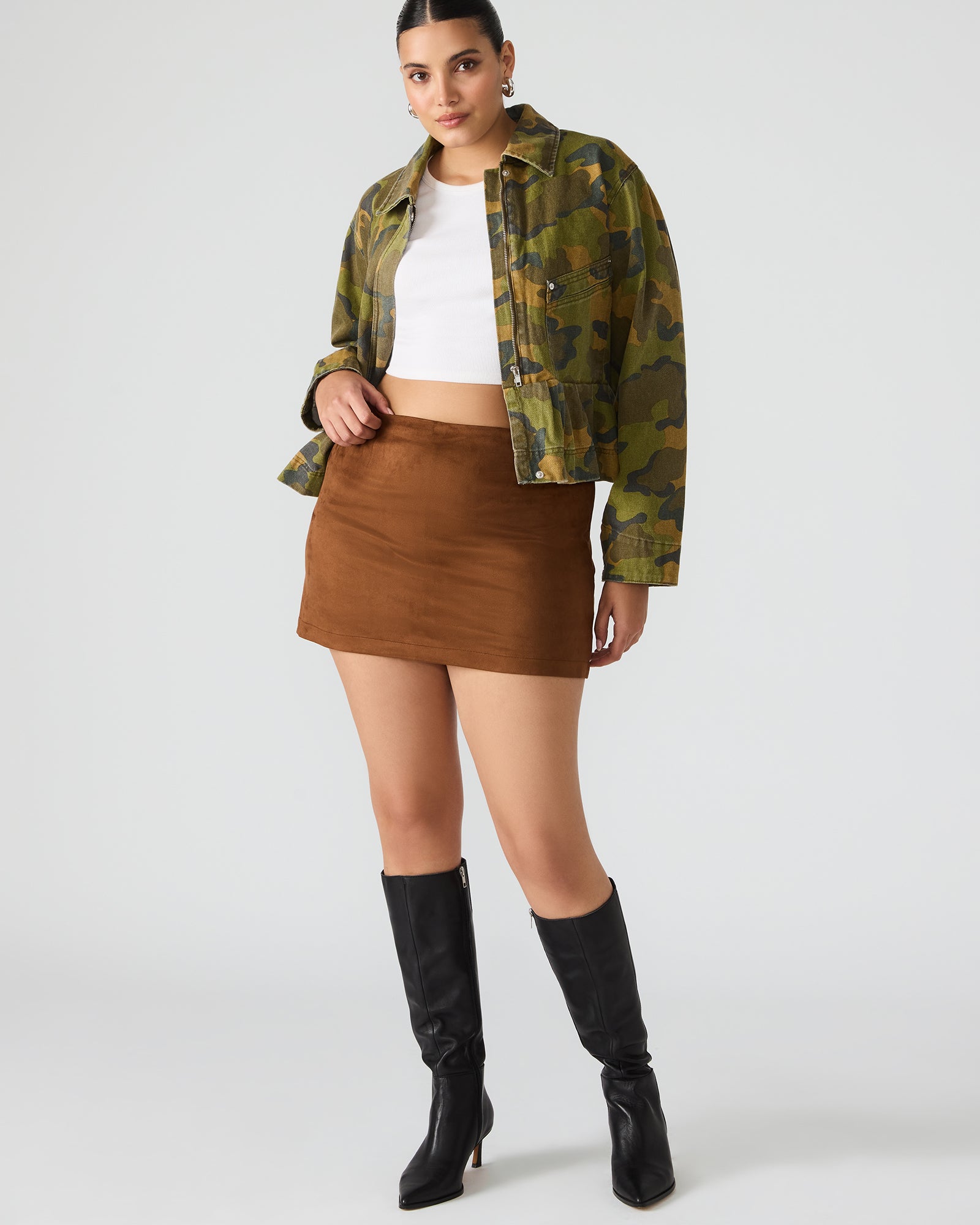 CINDI SKORT CHICORY COFFEE-Cool A Warm