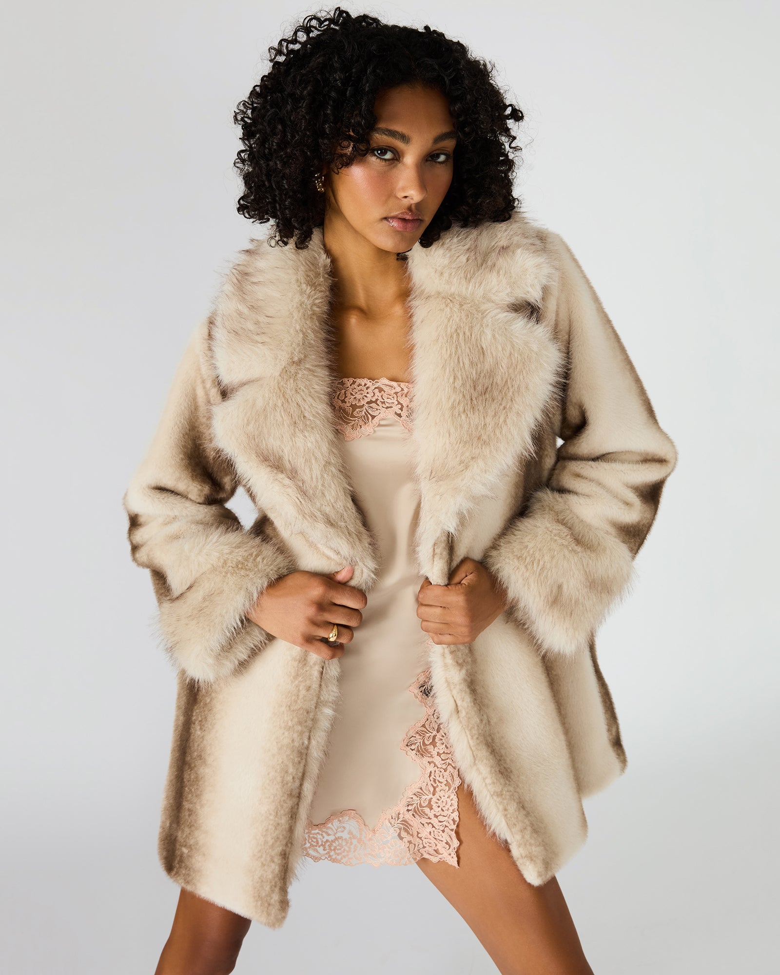 CARMELINA COAT MULTI-Cool A Warm