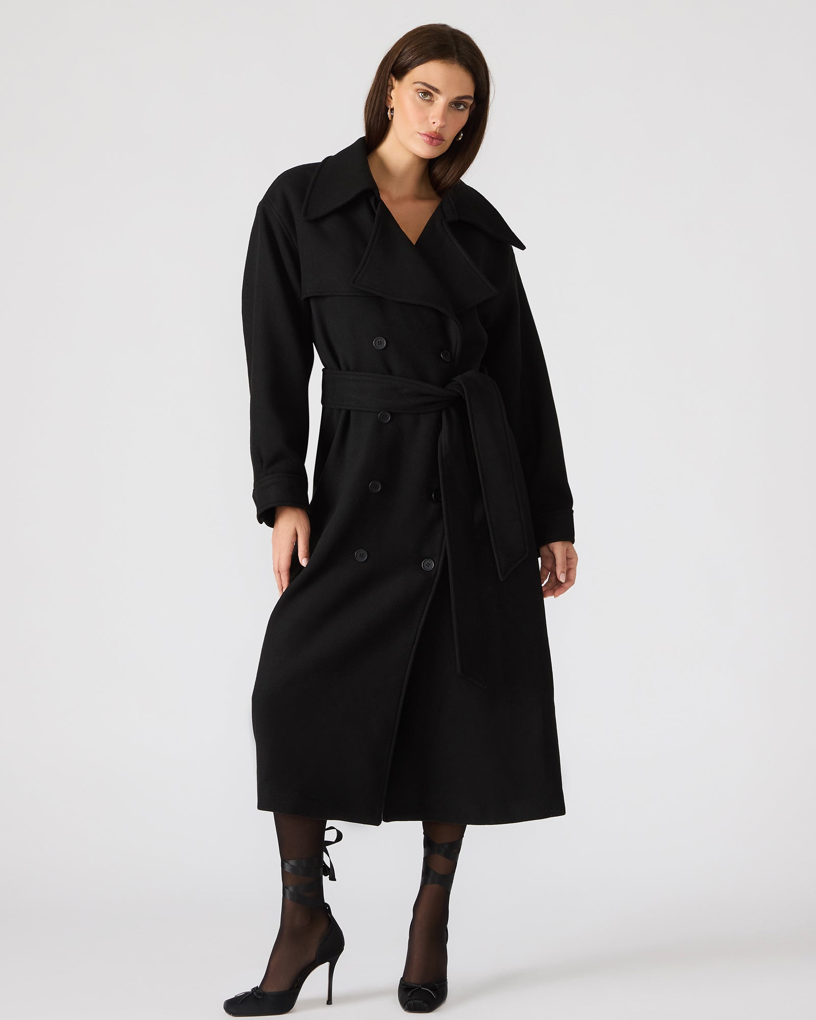 ENORA COAT BLACK-Cool A Warm