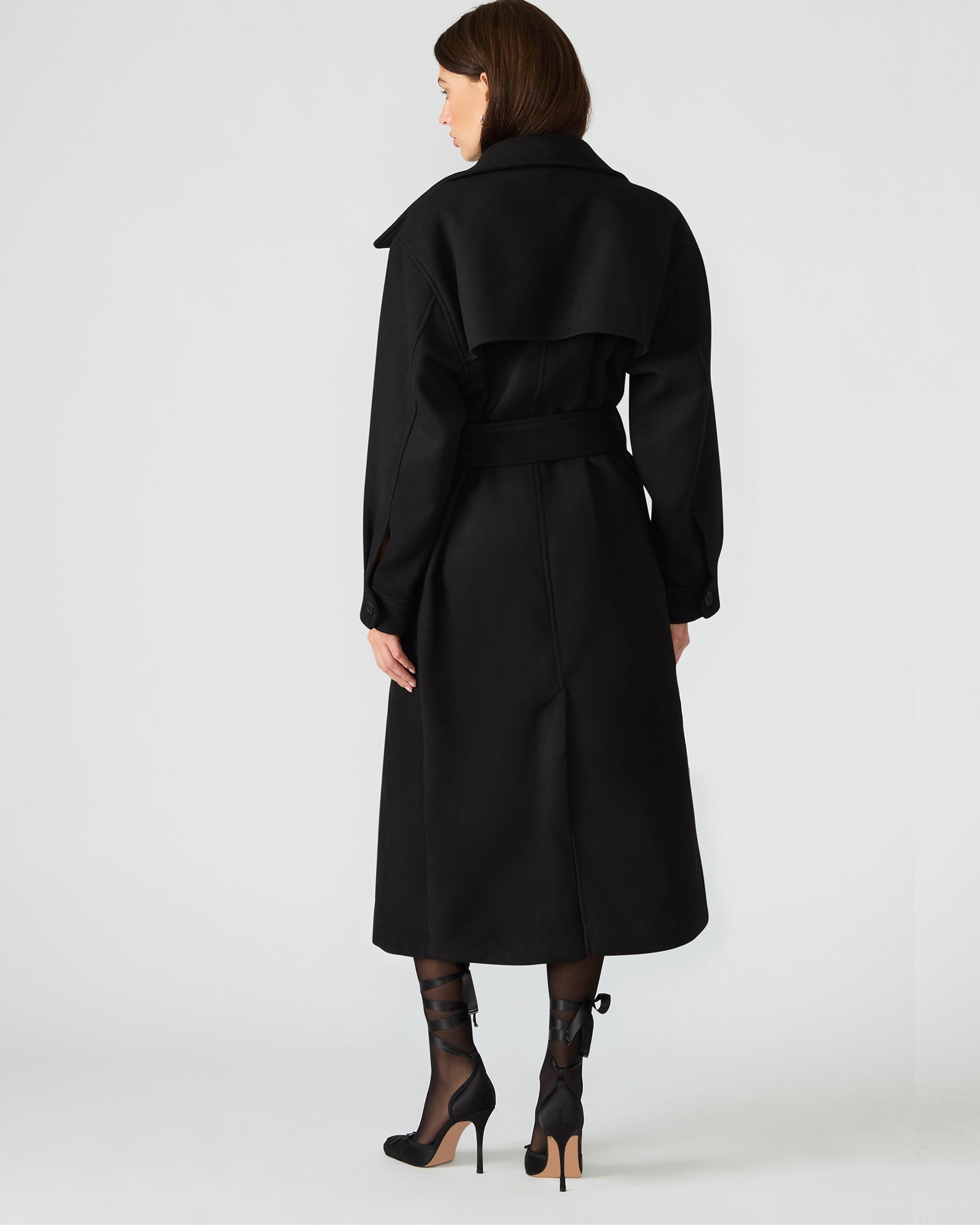 ENORA COAT BLACK-Cool A Warm