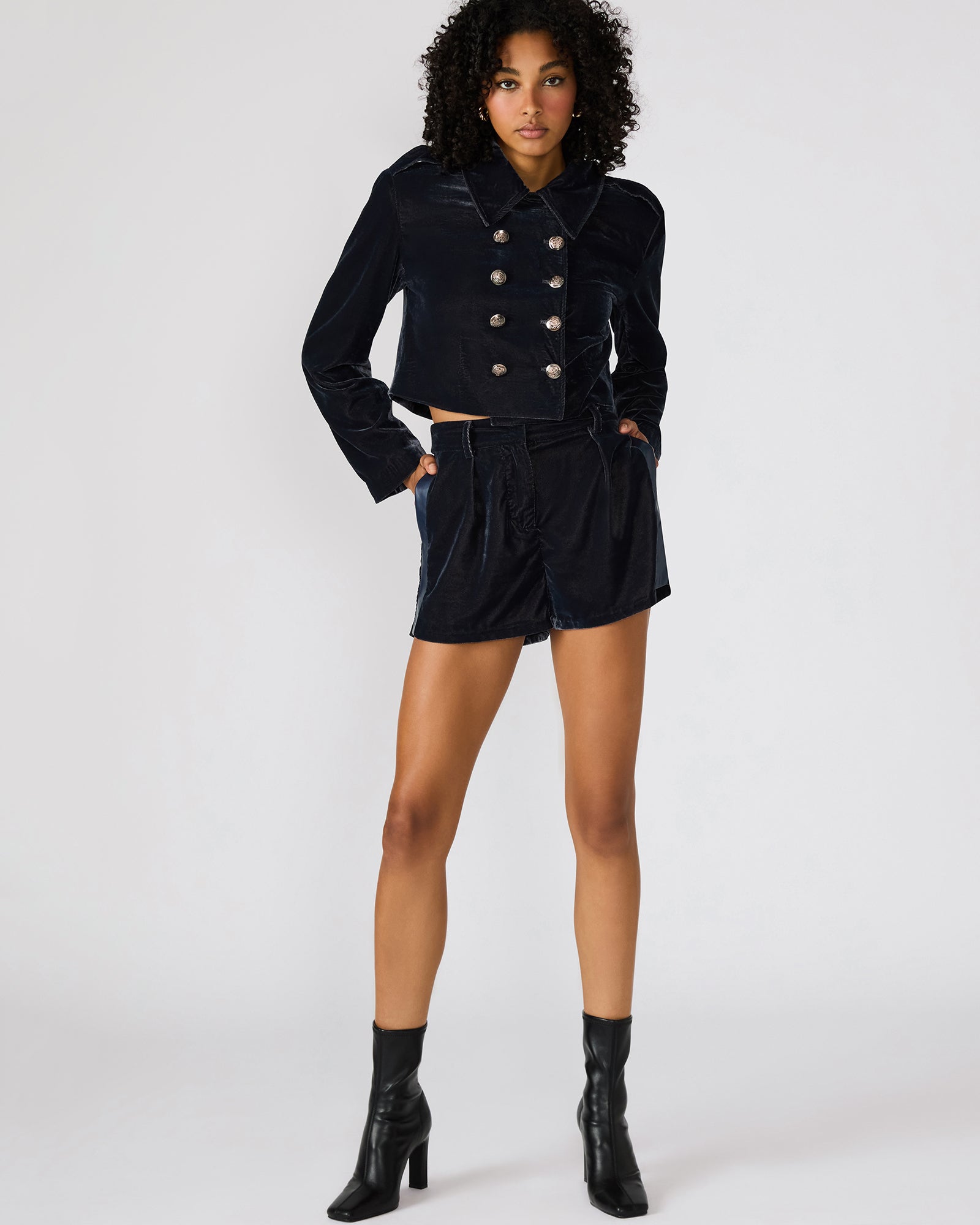 TONIA BLAZER INDIGO HAZE-Cool A Warm