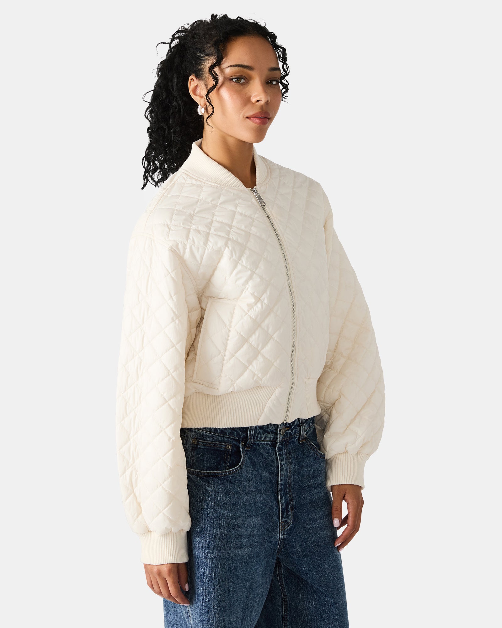 DARLA JACKET IVORY-Cool A Warm