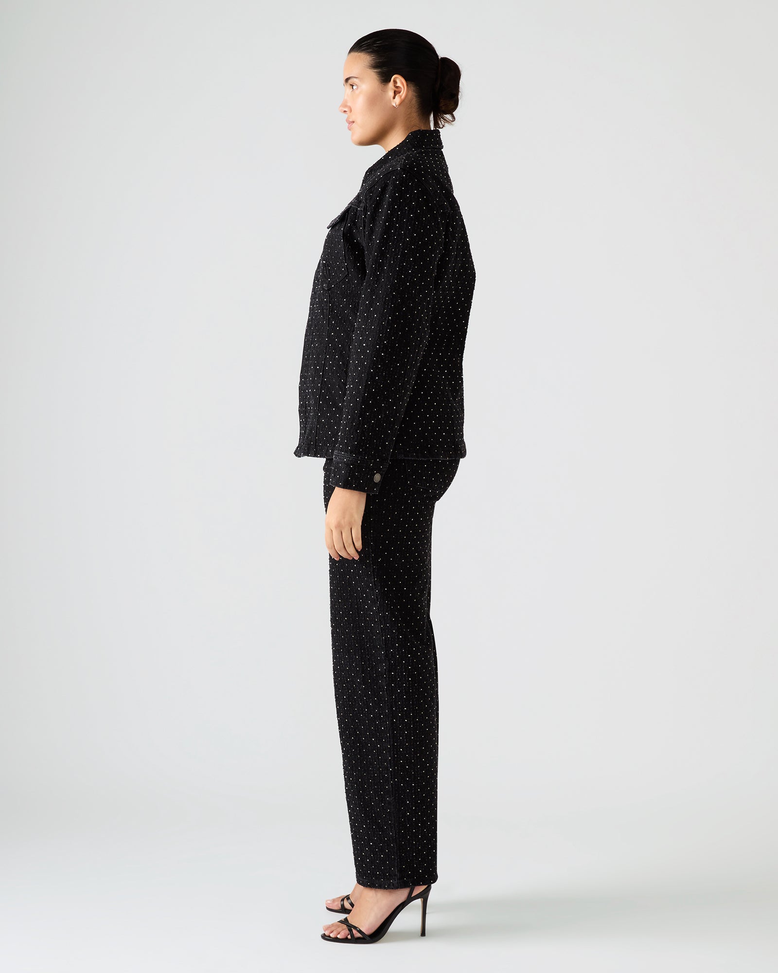 AVALINE CRYSTAL JEAN BLACK-Cool A Warm