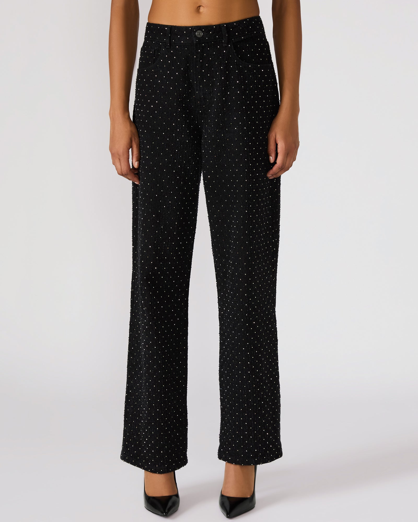 AVALINE CRYSTAL JEAN BLACK-Cool A Warm