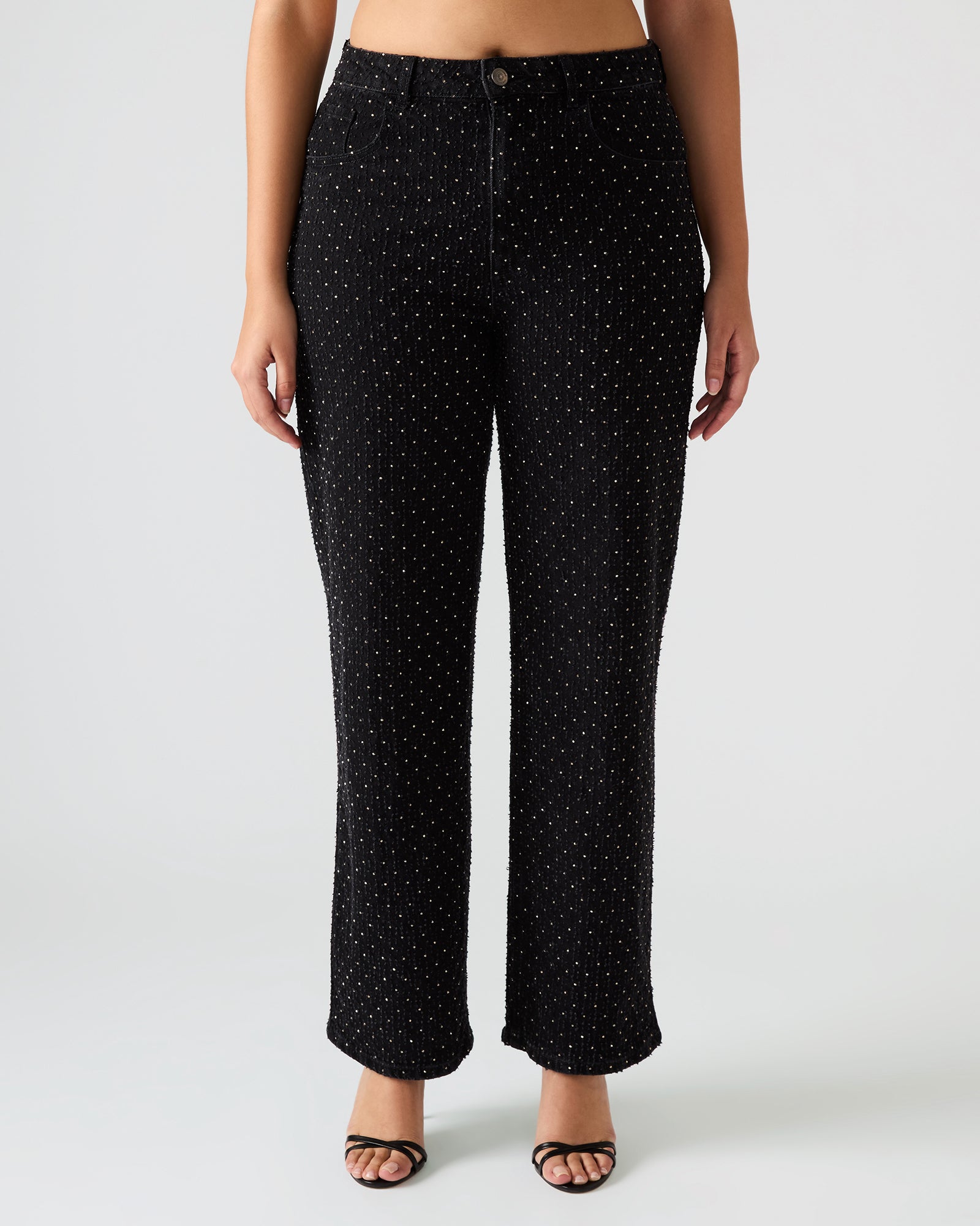 AVALINE CRYSTAL JEAN BLACK-Cool A Warm