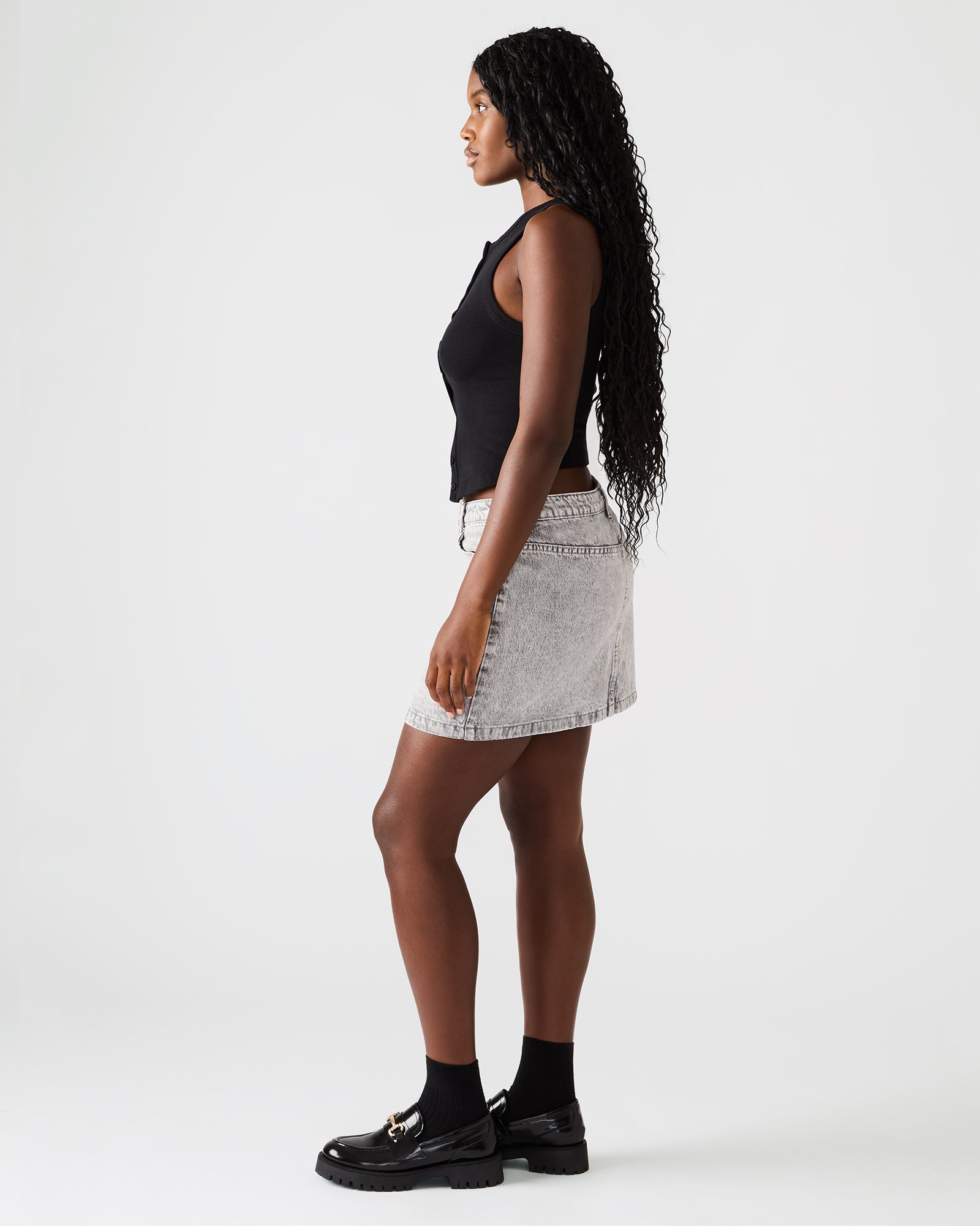 BECK SKIRT SILVER-Cool A Warm